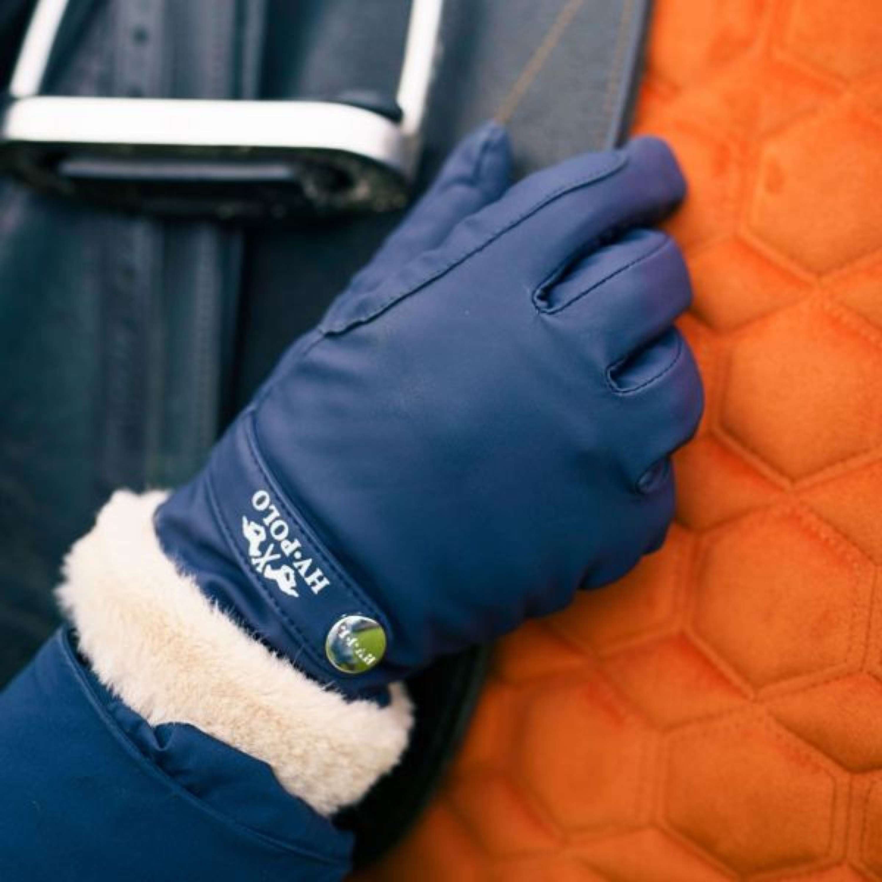 HV Polo Gloves HVPGarnet Navy