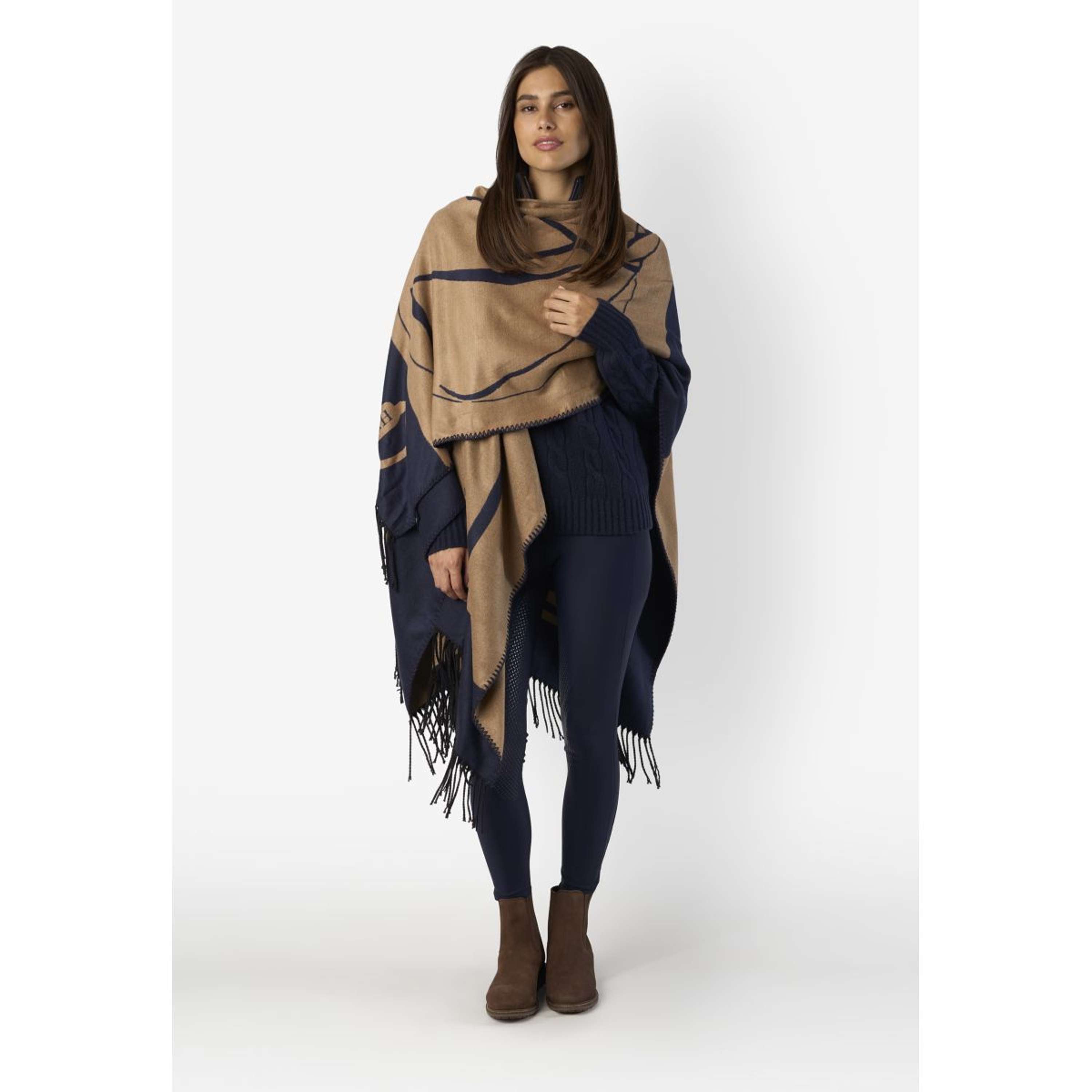 HV Polo Poncho HVPNanda Navy