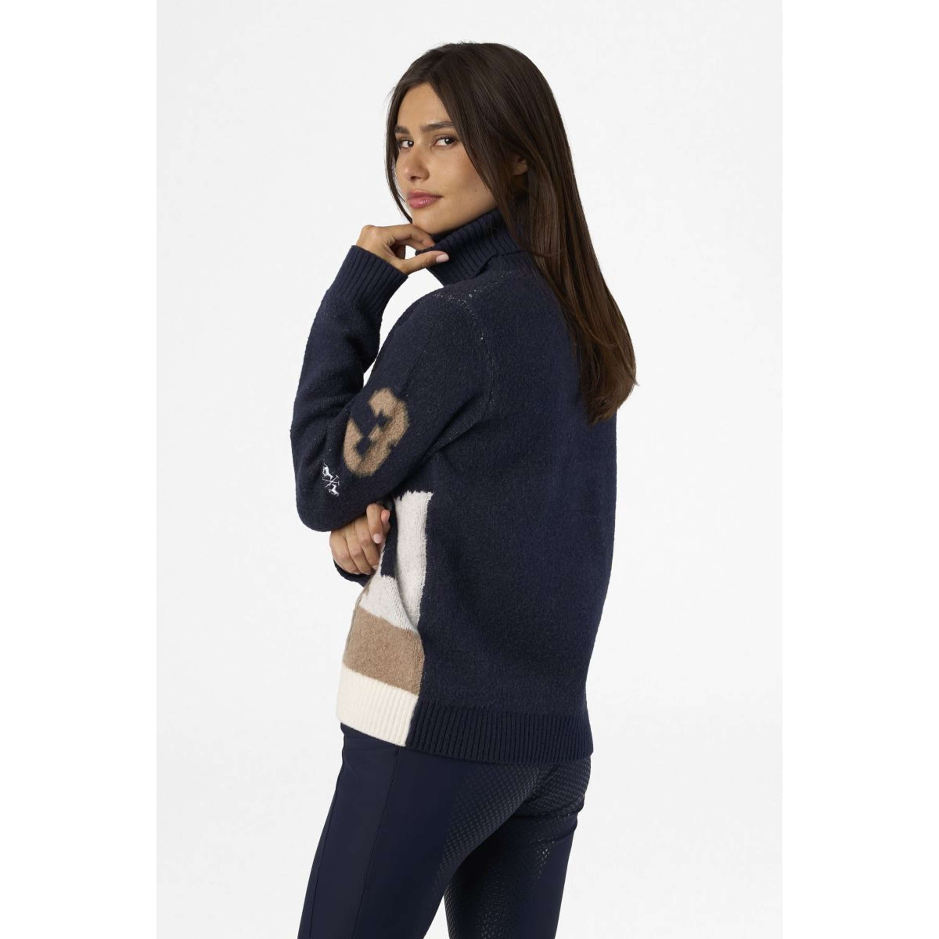 HV Polo Turtleneck Sweater HVPHarper Navy