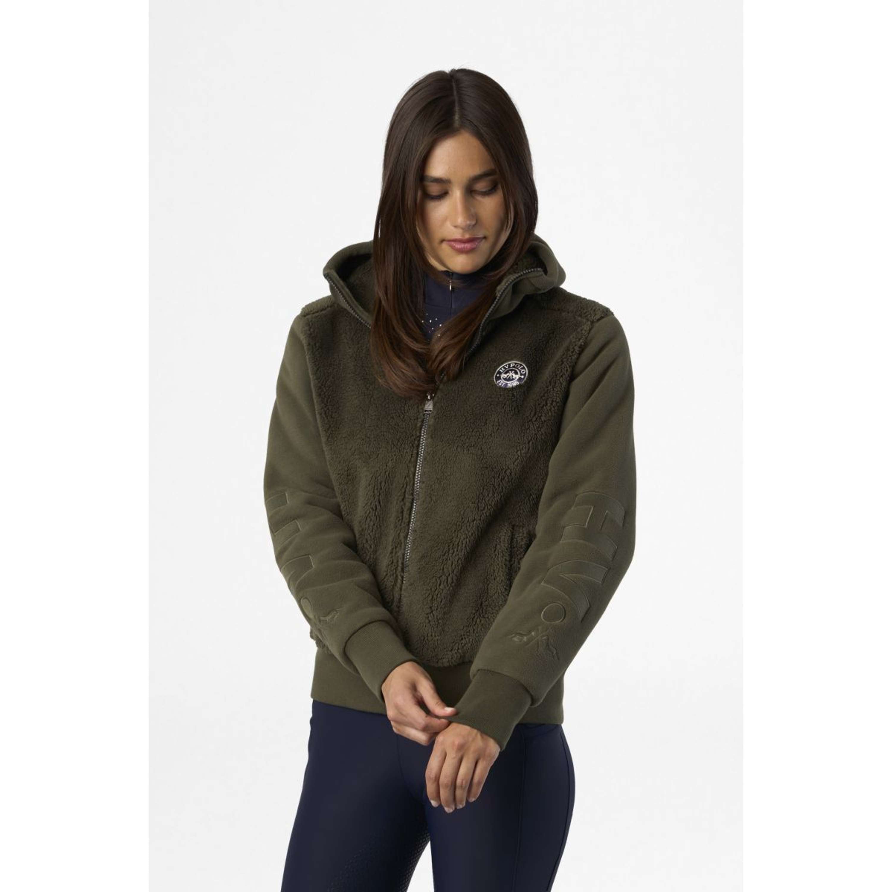 HV Polo Zip-Hoodie HVPRoyce Forest Green