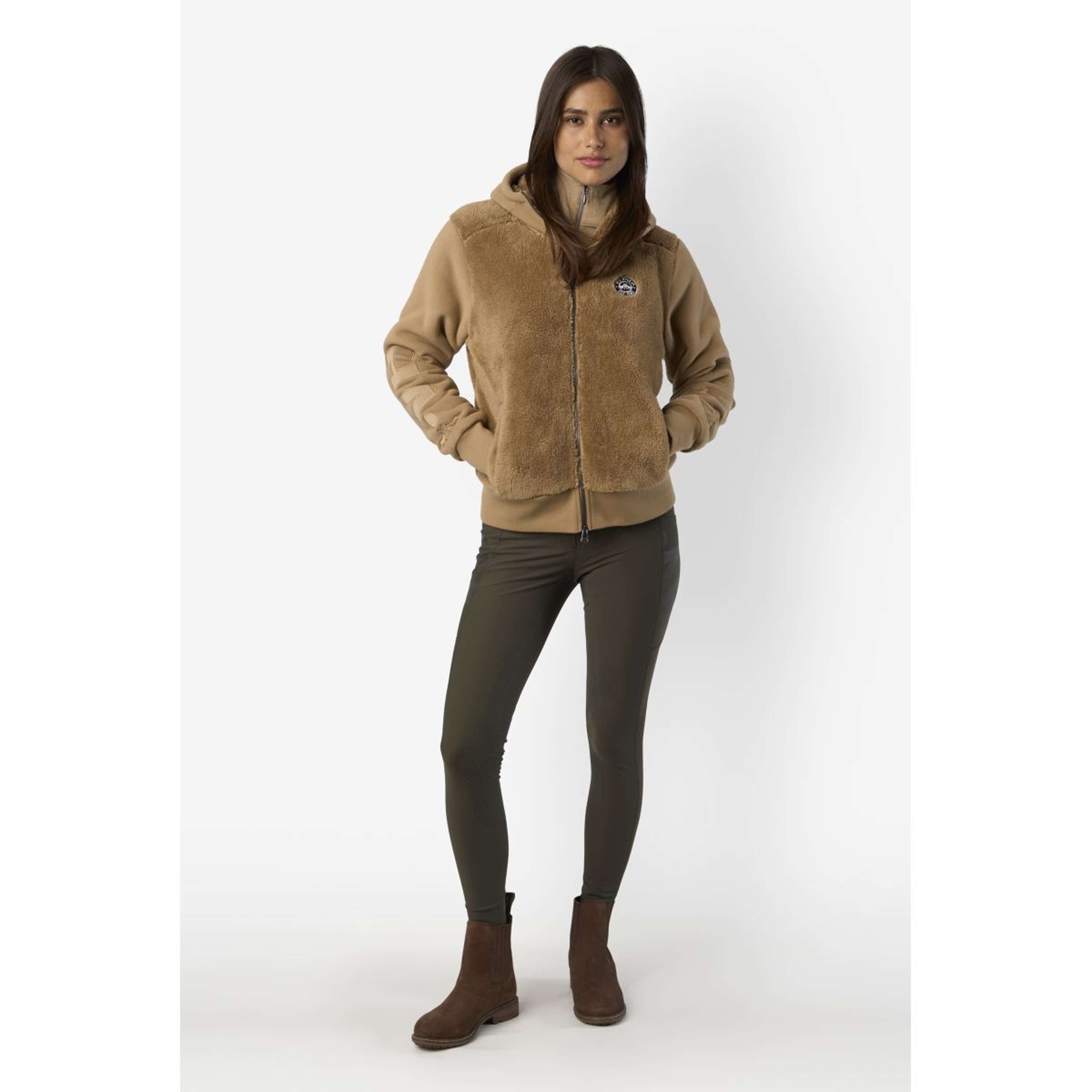 HV Polo Zip-Hoodie HVPRoyce Camel