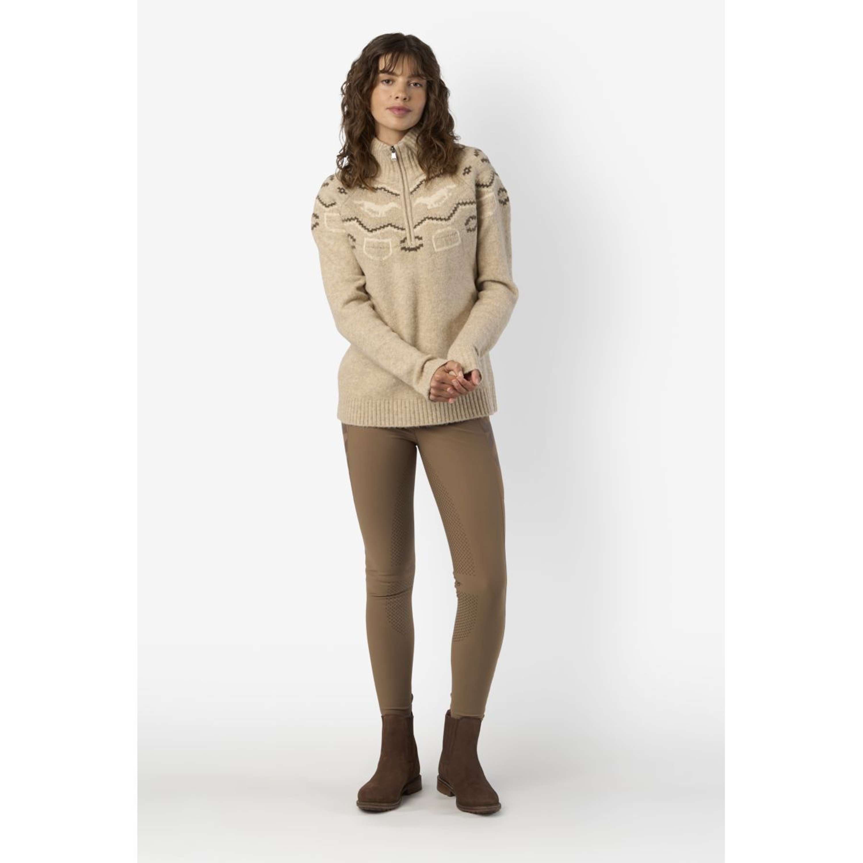 HV Polo Turtleneck Sweater HVPJosie Natural
