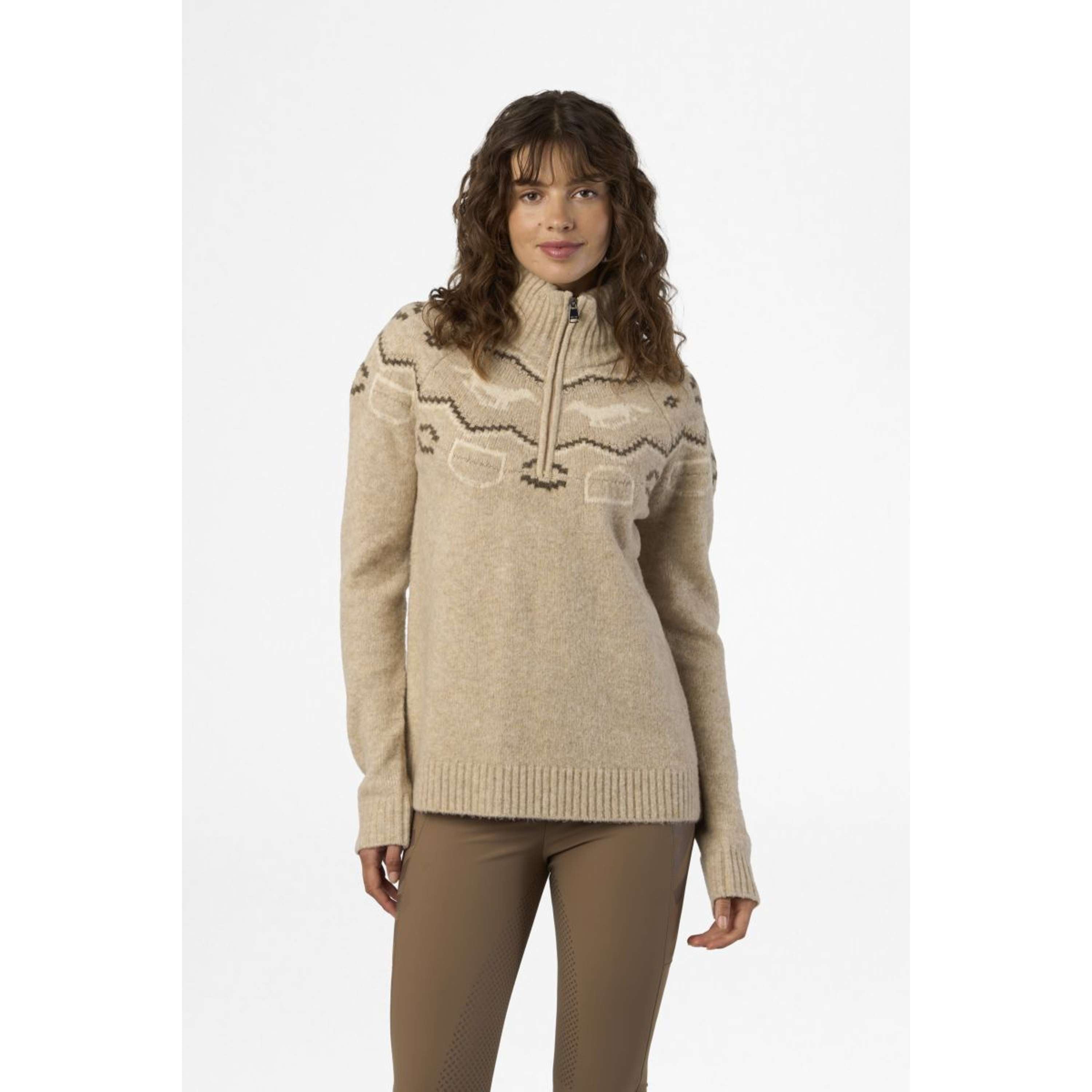 HV Polo Turtleneck Sweater HVPJosie Natural
