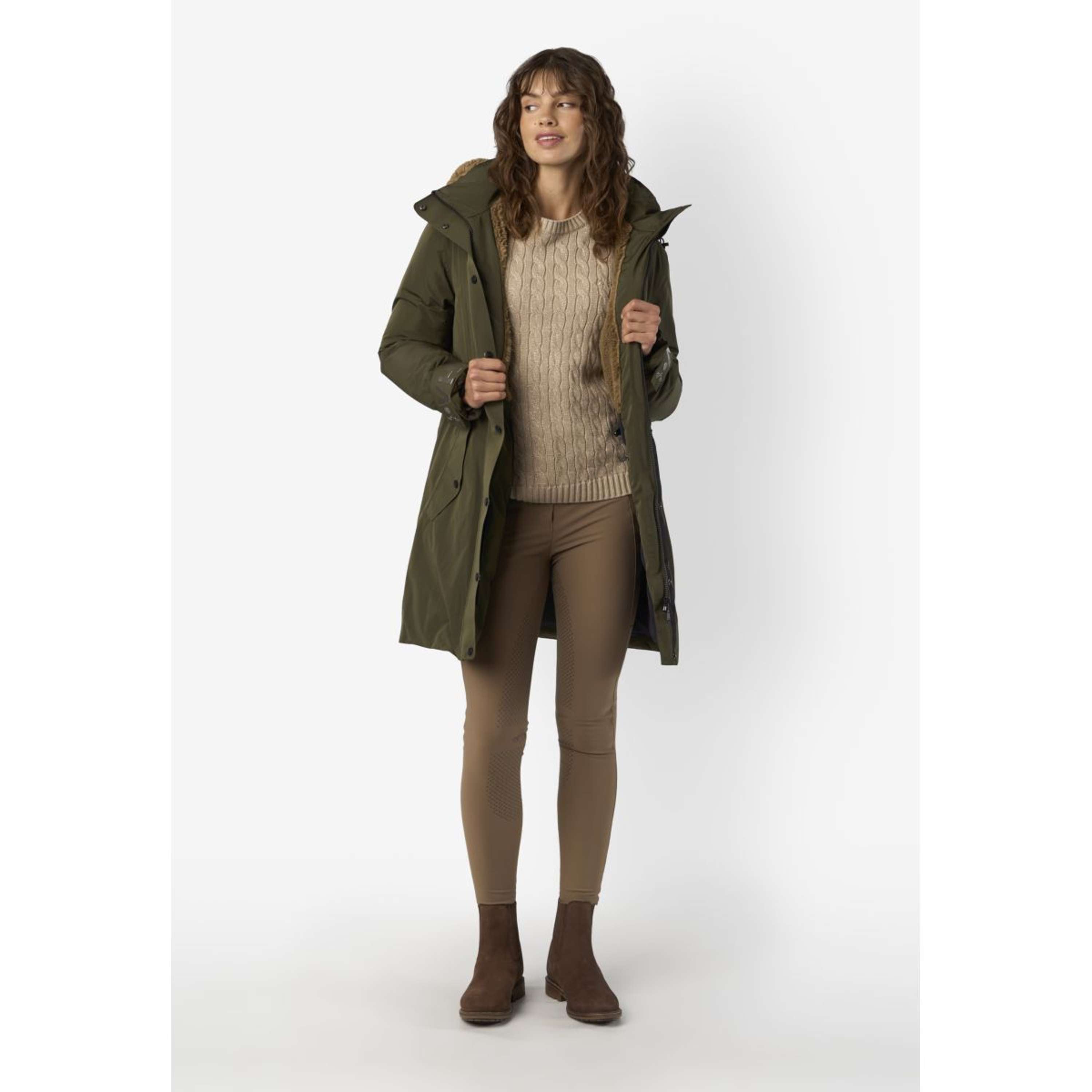 HV Polo Parka HVPRosemary Forest Green