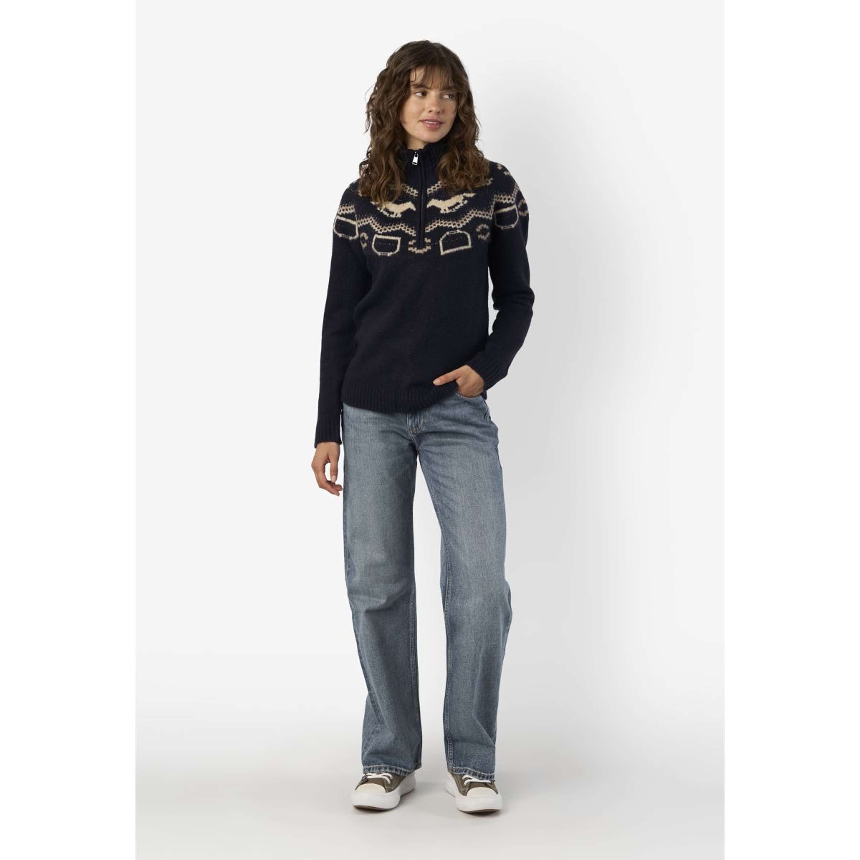 HV Polo Turtleneck Sweater HVPJosie Navy