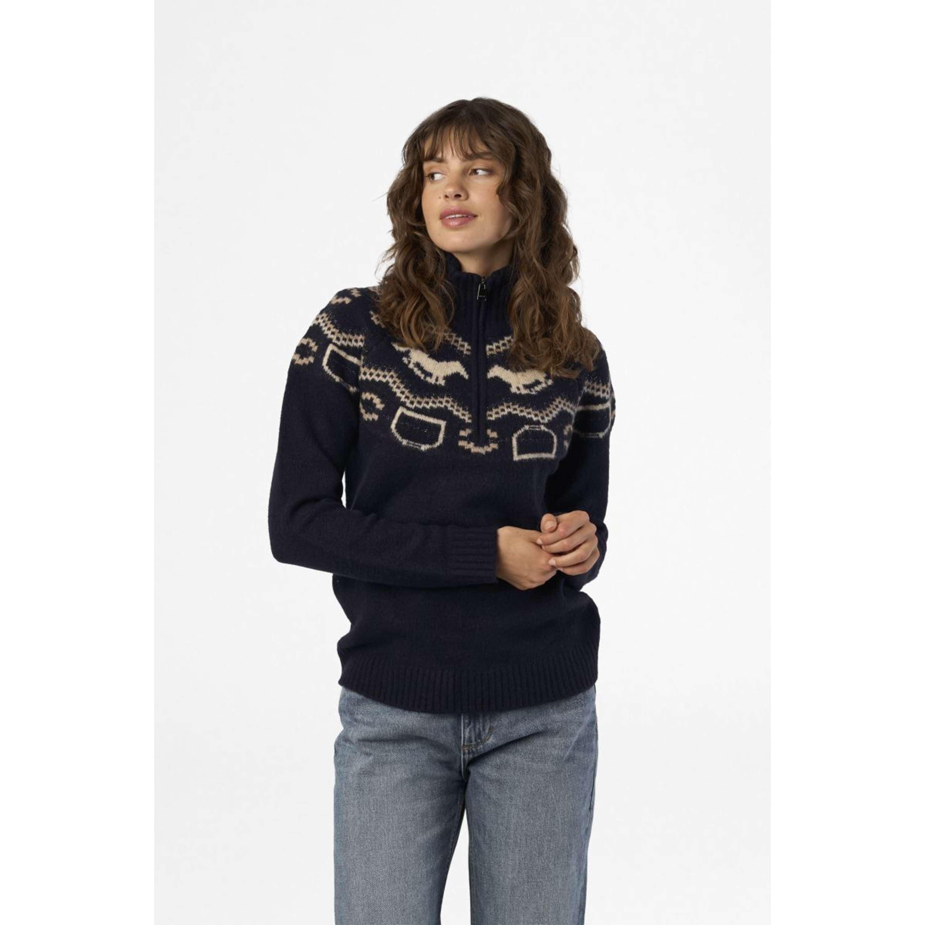 HV Polo Turtleneck Sweater HVPJosie Navy