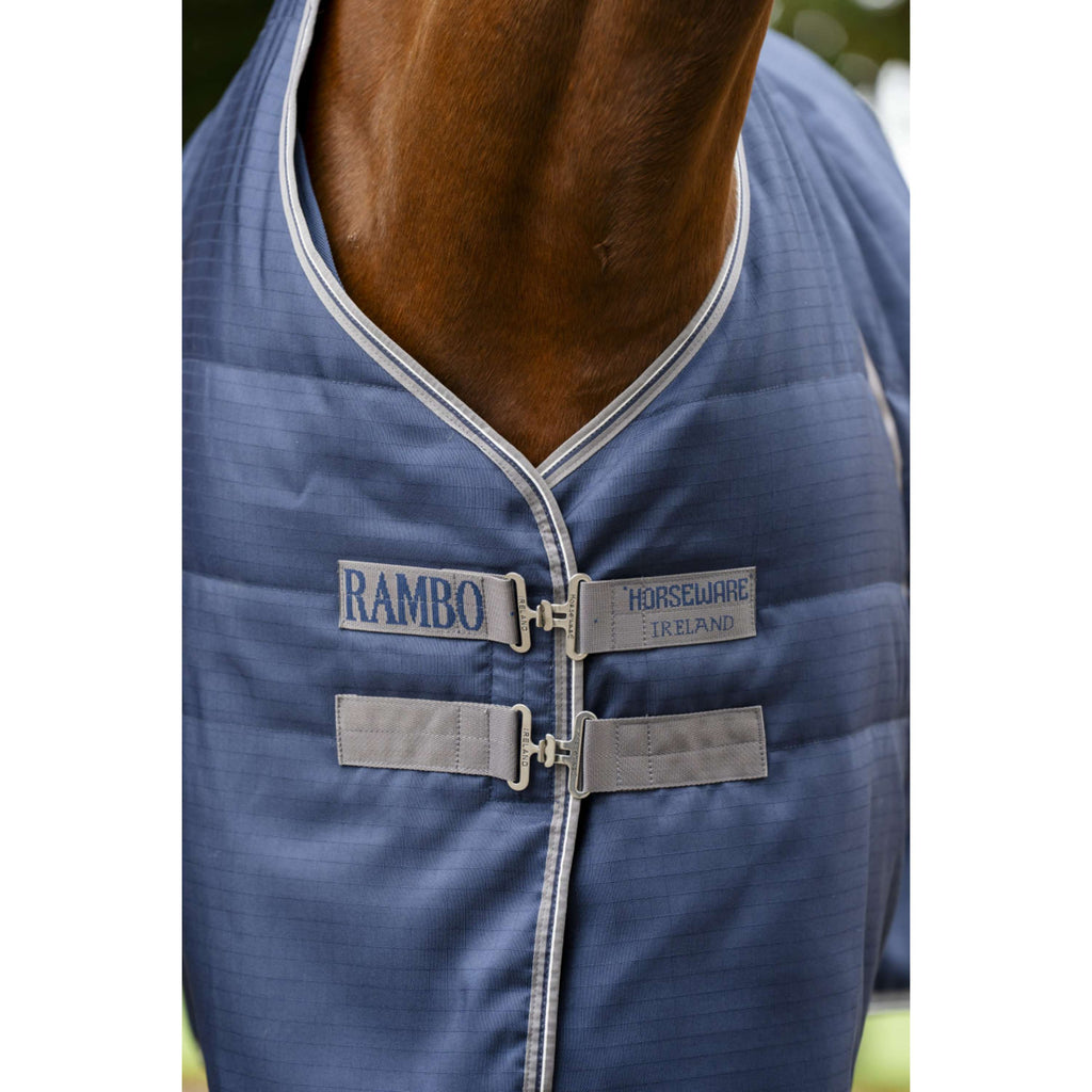 Rambo Stable Rug 400g Navy/Thunderstorm Grey/Silver
