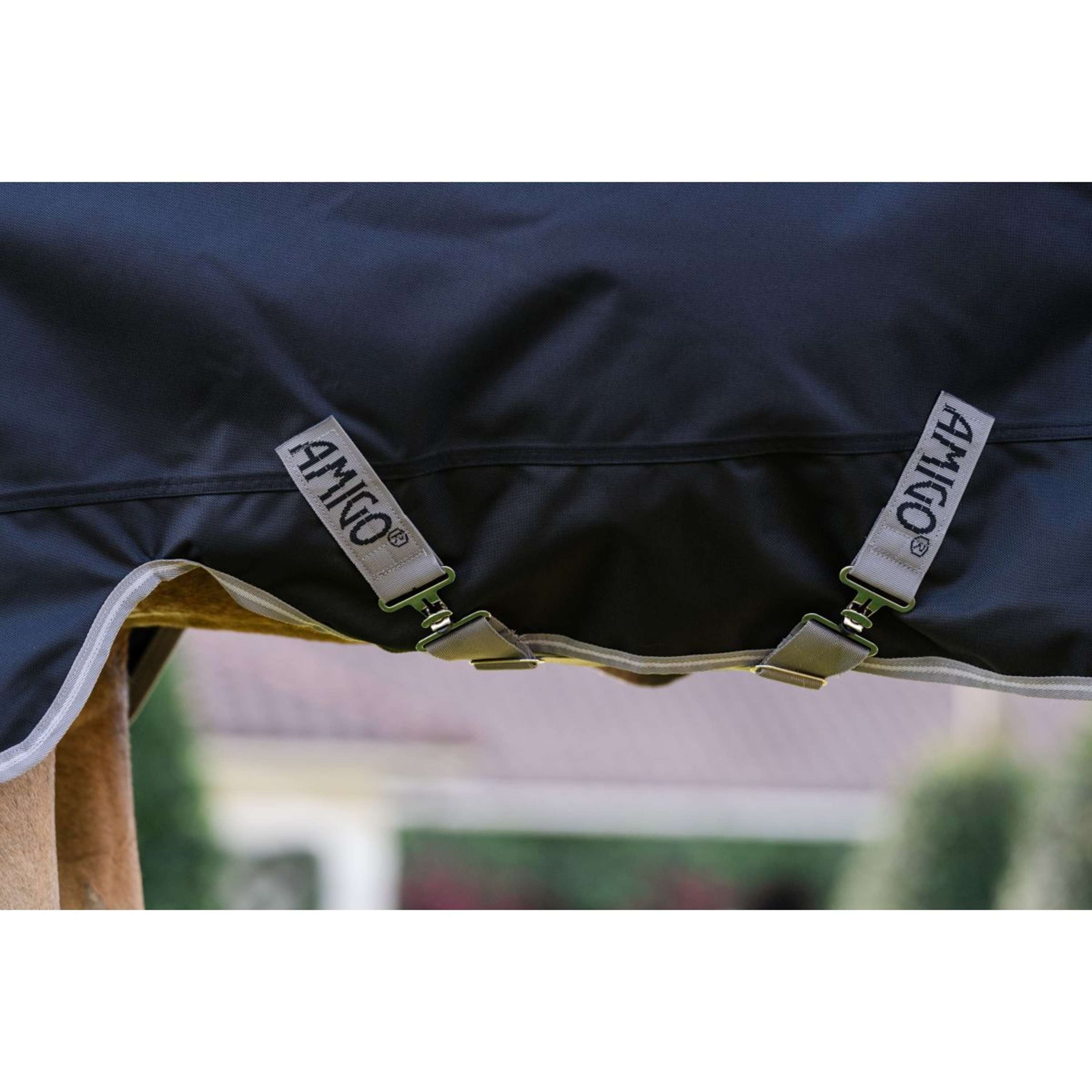 Amigo Turnout 1200D Pony 0g Black/Titanium Grey/Silver