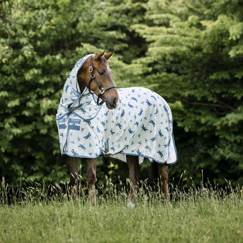Amigo Bug Rug Plus Dragonfly Print/Silver/Blue/Sage