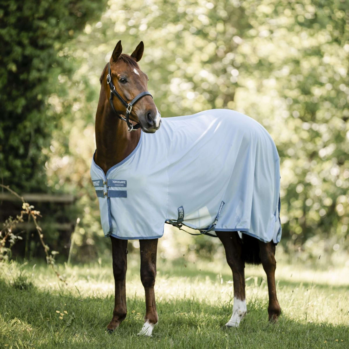 Amigo Bug Rug Heather Blue/Blue/Silver