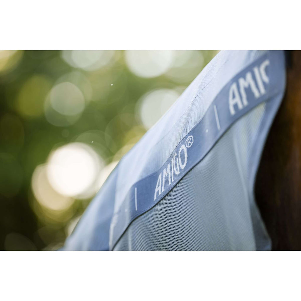 Amigo Fly Rug Integrated Heather Blue/Blue/Silver