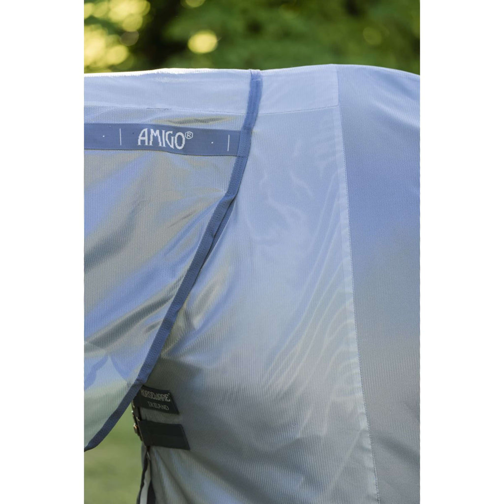 Amigo Fly Rug Integrated Heather Blue/Blue/Silver