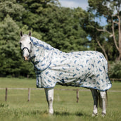 Amigo Fly Rug Integrated Dragonfly Print/Silver/Blue/Sage