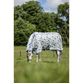 Amigo Fly Rug Integrated Dragonfly Print/Silver/Blue/Sage