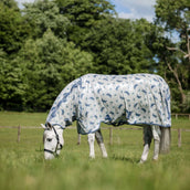 Amigo Fly Rug Integrated Dragonfly Print/Silver/Blue/Sage