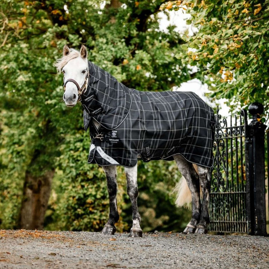 Rhino Turnout Plus Pony Bundle 0g + 200g Black Check/Black/White