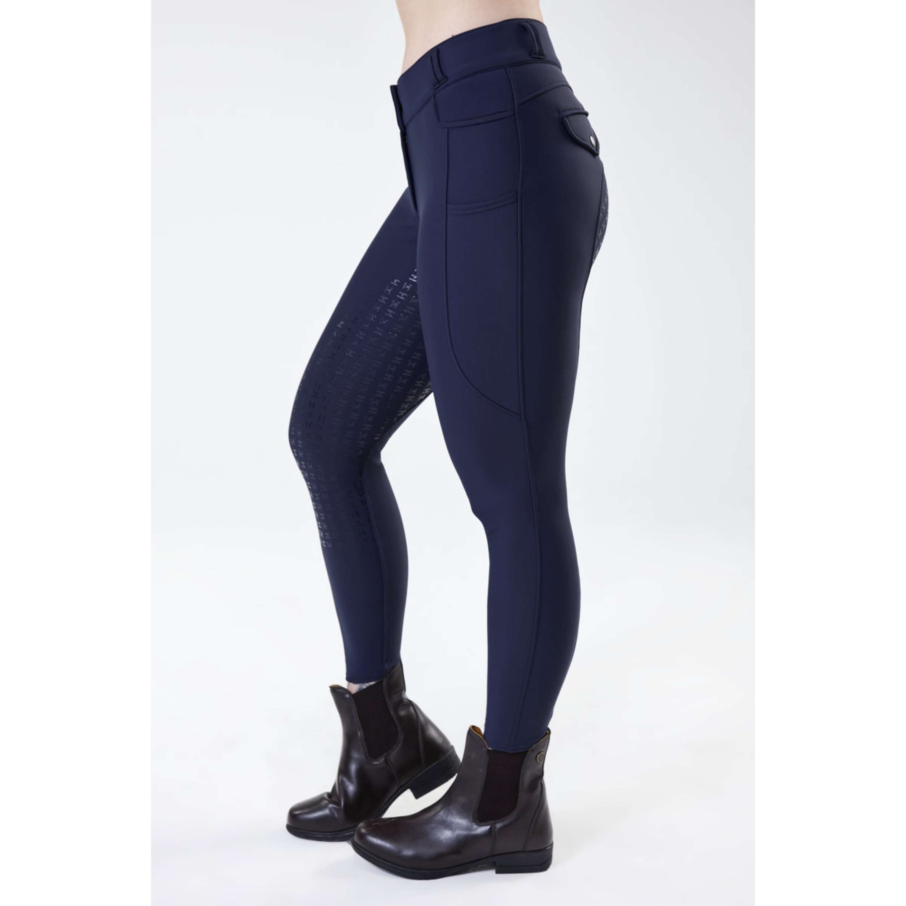Horseware Winter Riding Leggings FlexFit Full Seat Core Navy