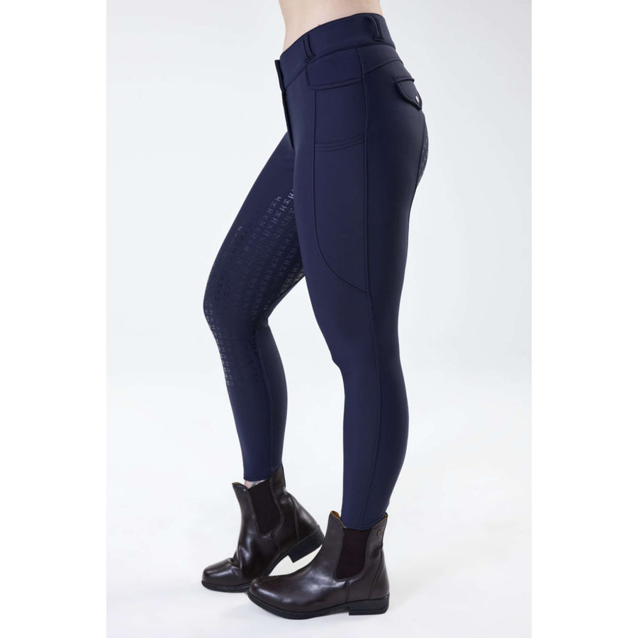 Horseware Winter Riding Leggings FlexFit Full Seat Core Navy