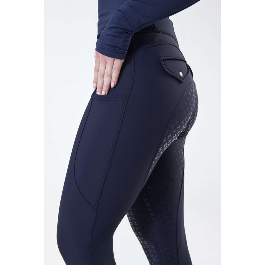 Horseware Winter Riding Leggings FlexFit Full Seat Core Navy