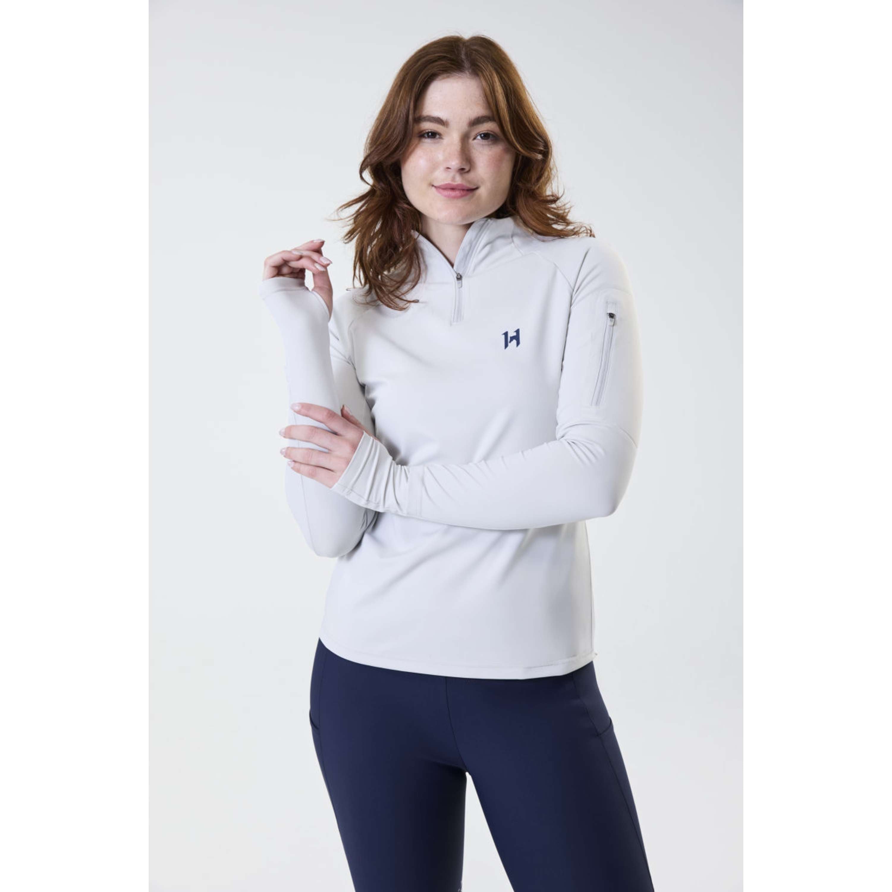 Horseware Shirt Strive Winter Zip Grey