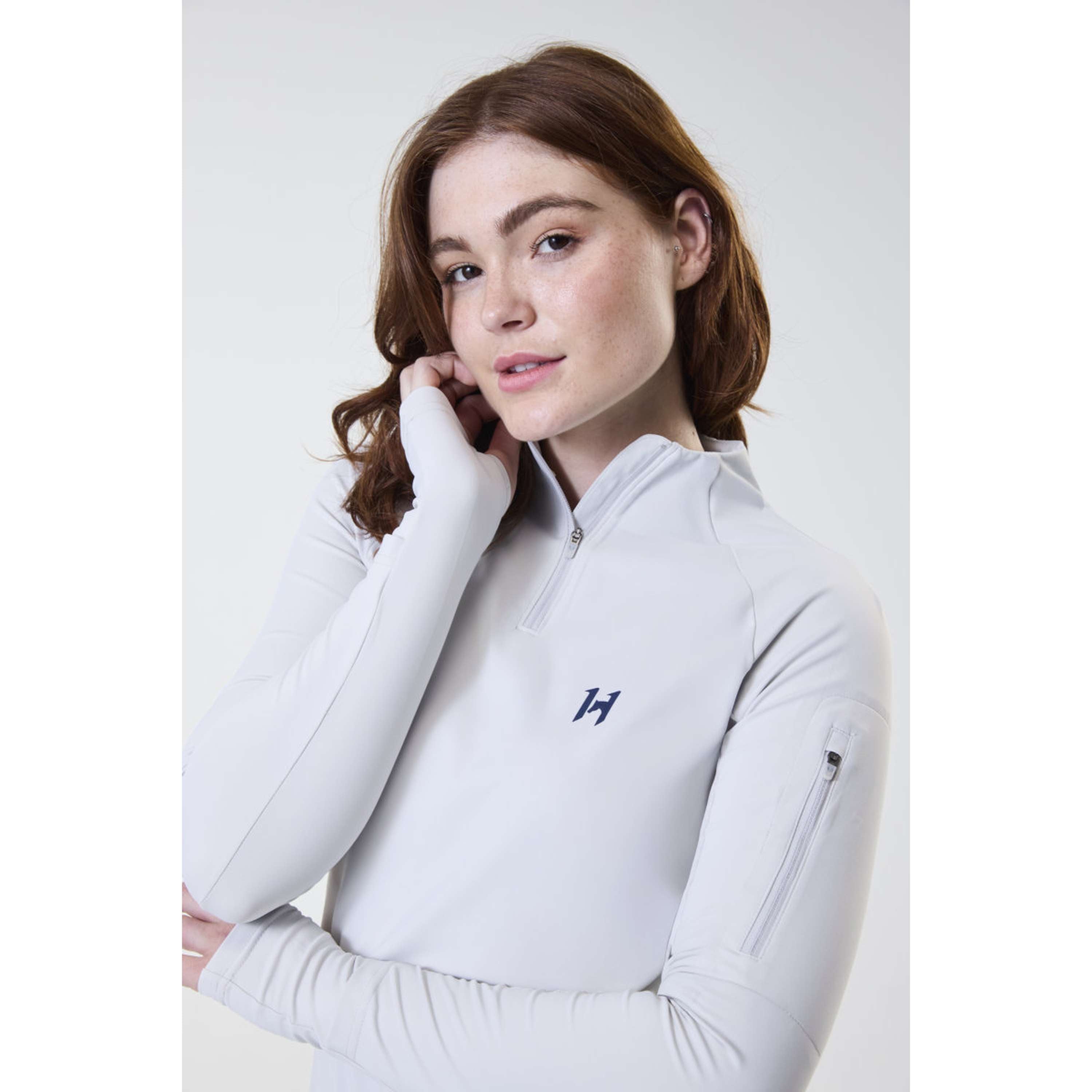 Horseware Shirt Strive Winter Zip Grey