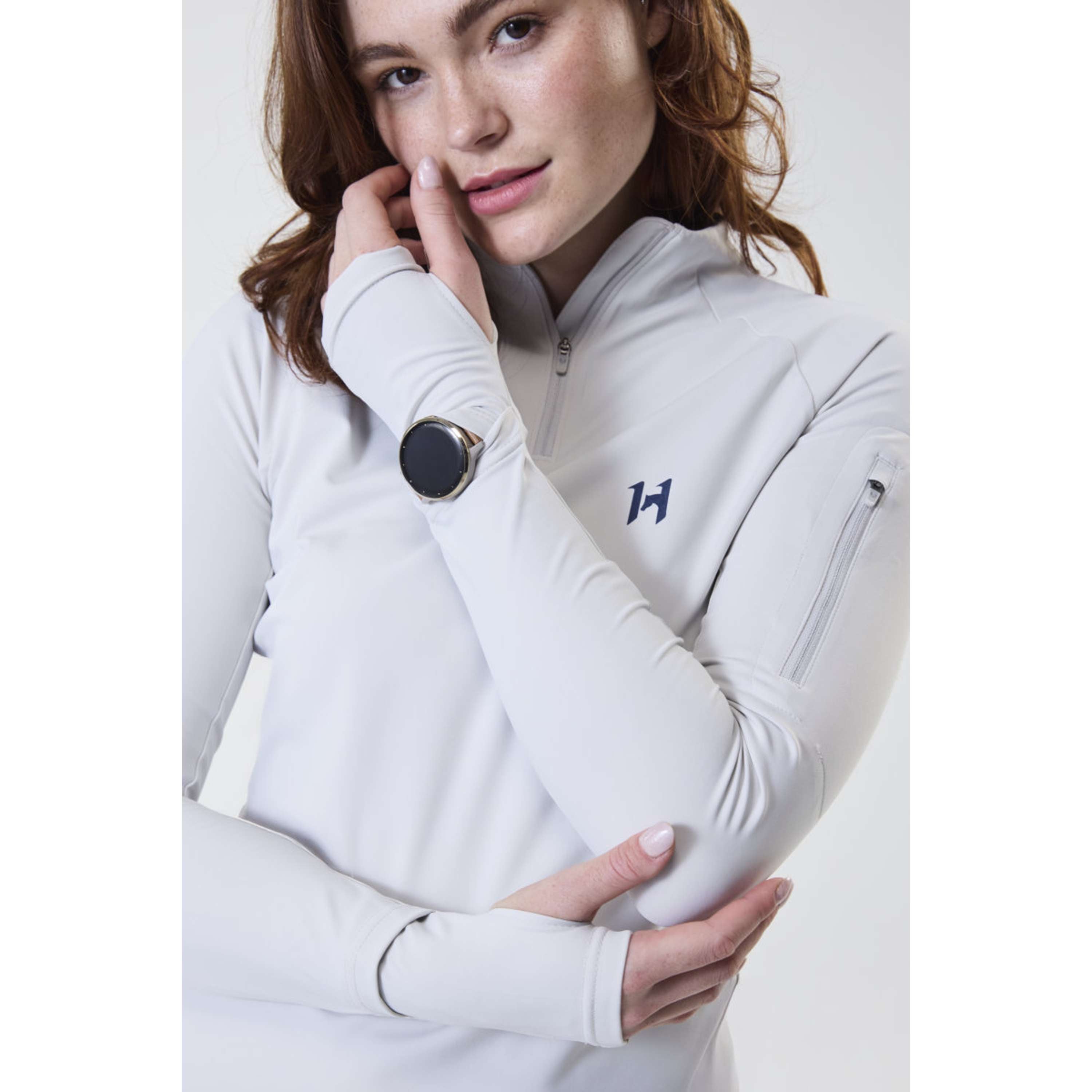 Horseware Shirt Strive Winter Zip Grey