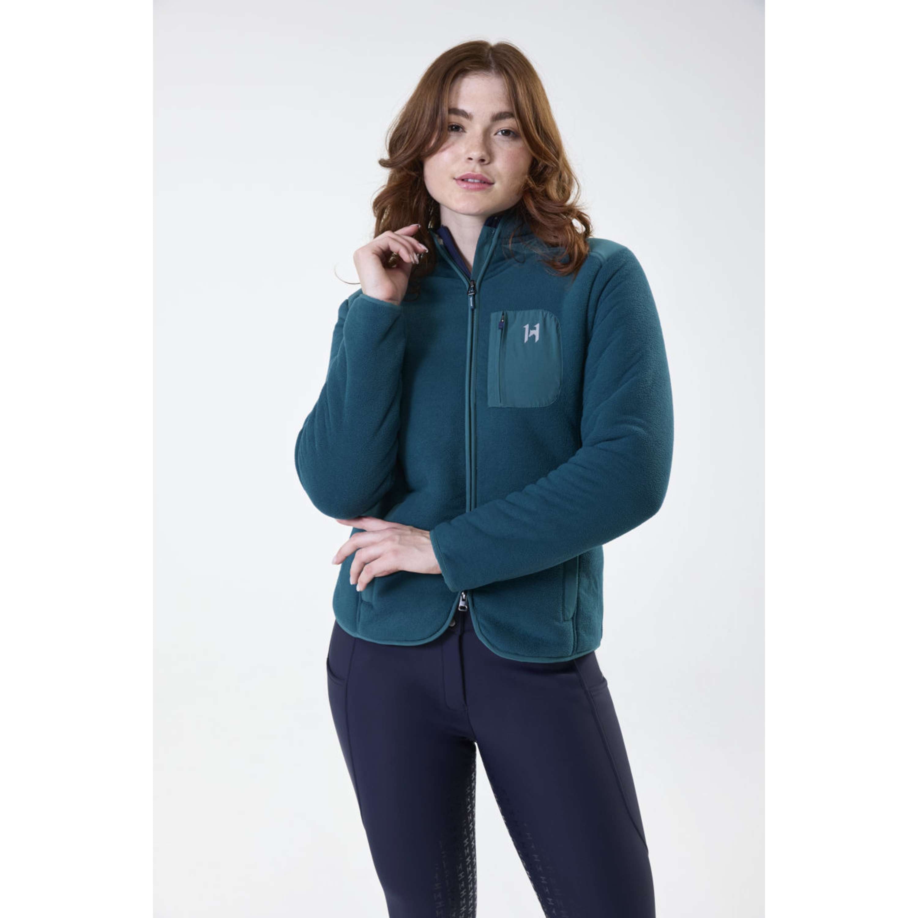 Horseware Fleece Jacket Pace Dynasty Green