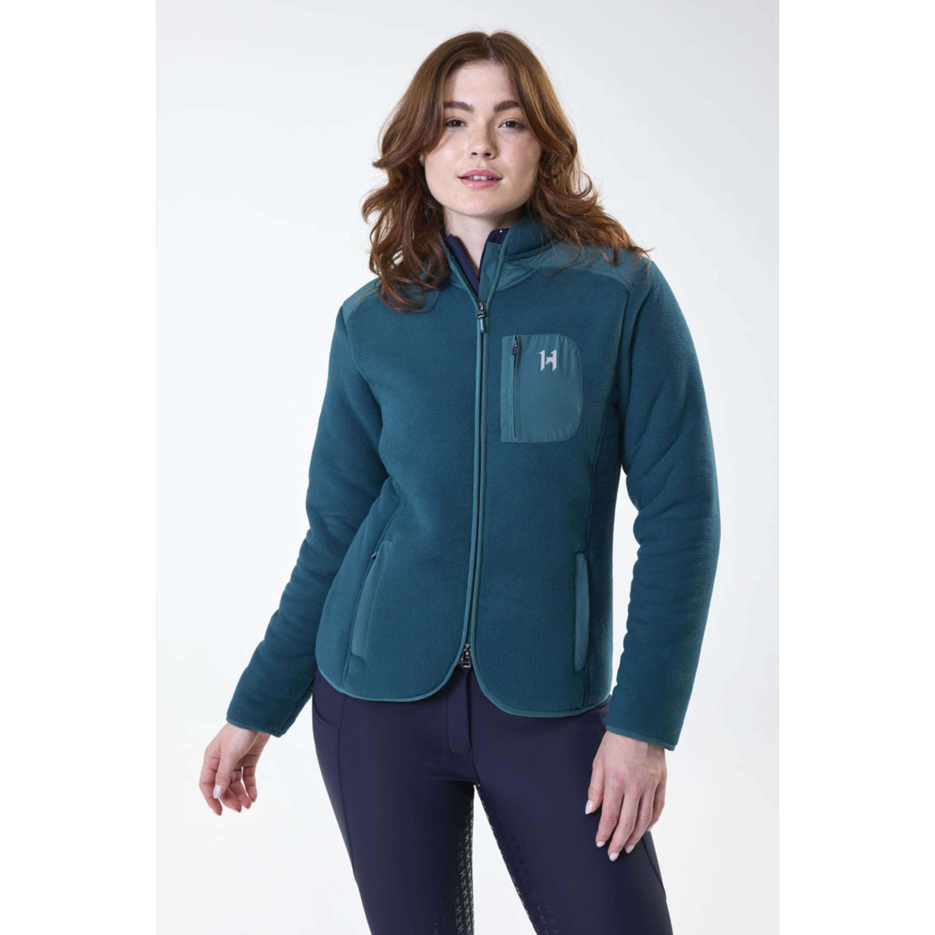 Horseware Fleece Jacket Pace Dynasty Green