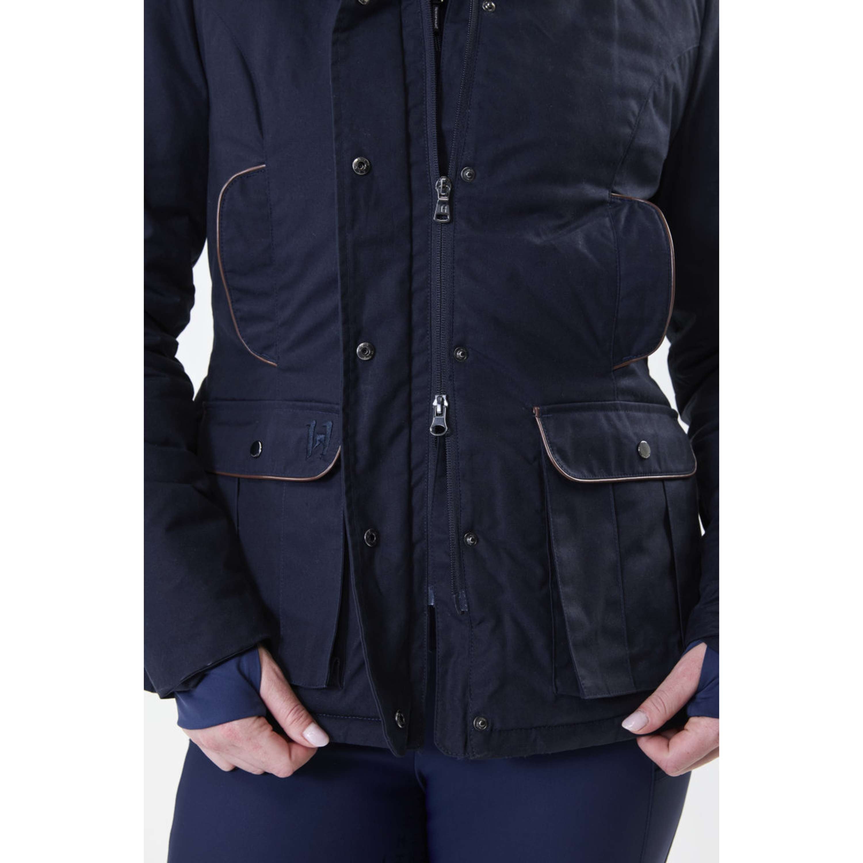 Horseware Wax Coat Newmarket Core Navy