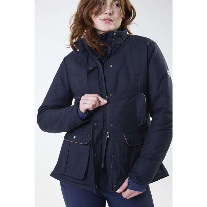 Horseware Wax Coat Newmarket Core Navy