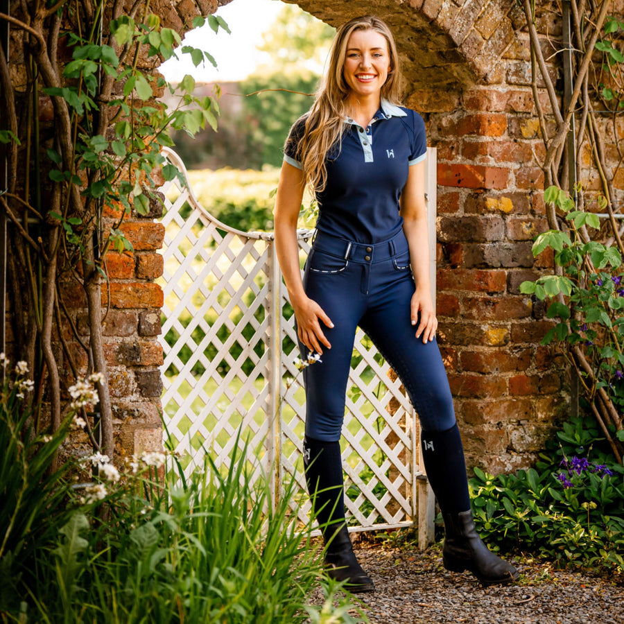 Horseware Breeches Newmarket High Rise Full Seat Navy