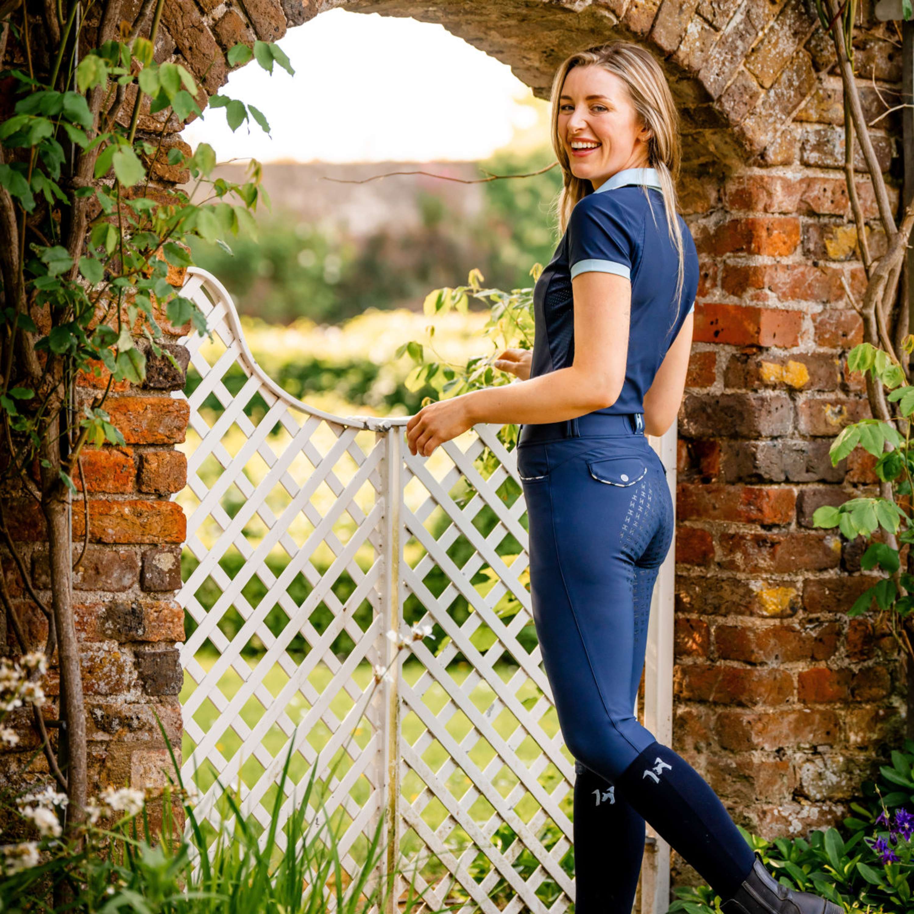 Horseware Breeches Newmarket High Rise Full Seat Navy