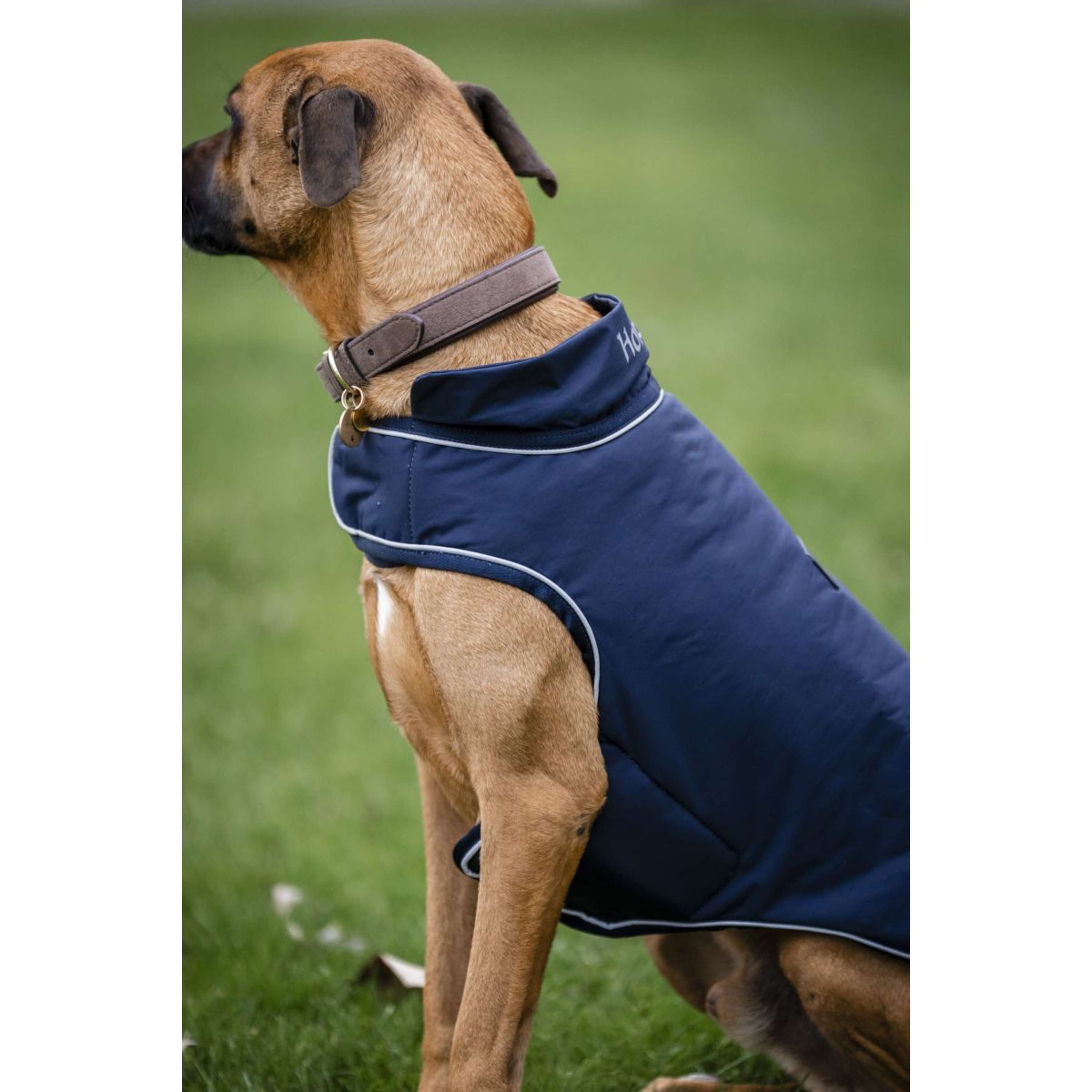 Horseware Dog Rain Coat Signature 100g Navy
