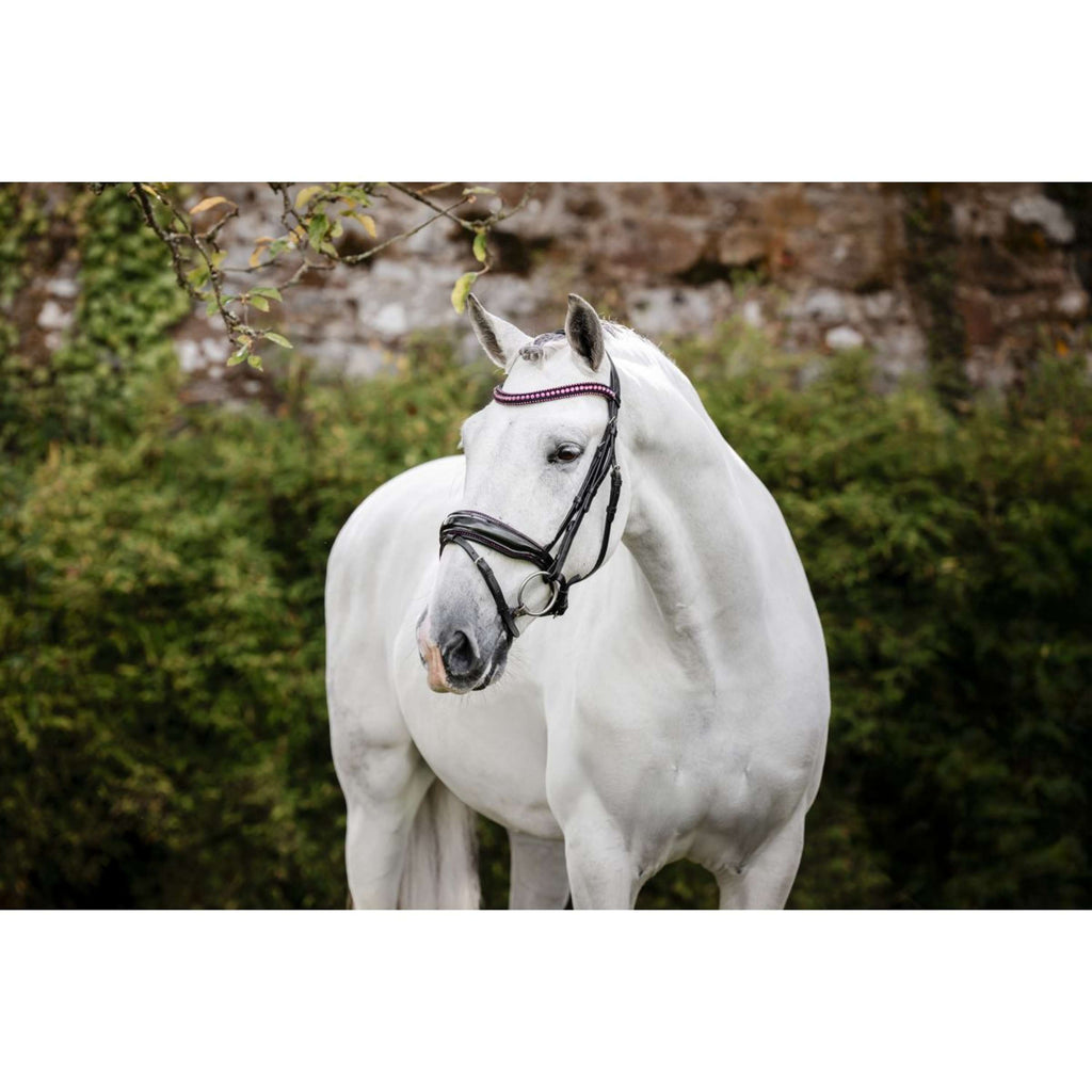 Horseware Bridle Pony Diamante Flash Black/Pink