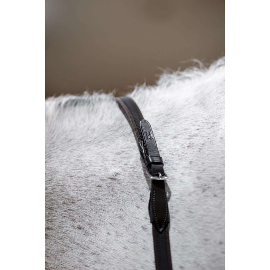 Horseware Reins Rubber Grip Continental Brown