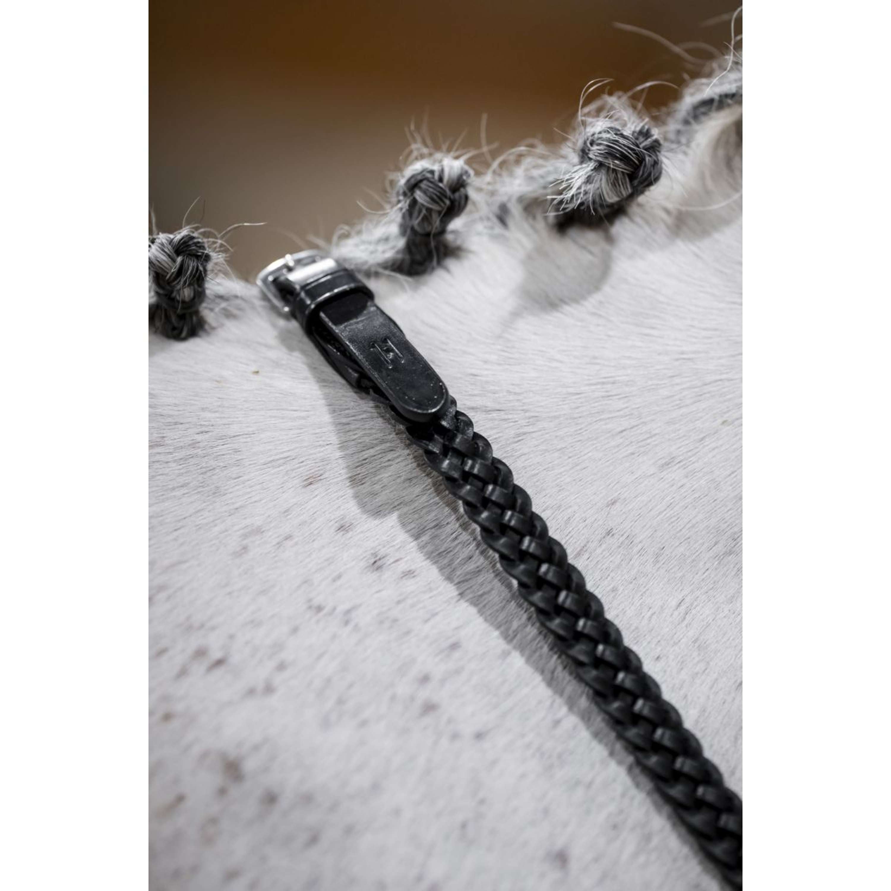 Horseware Reins Plaited Black