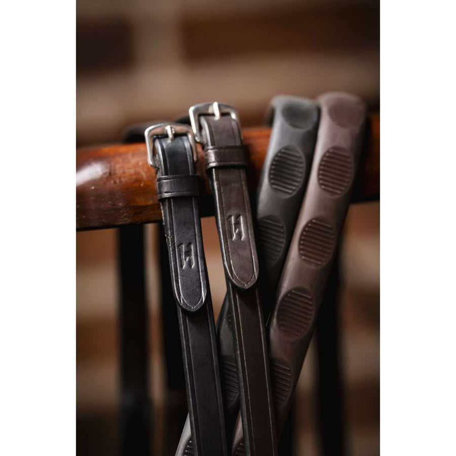 Horseware Reins Thumb Grip Rubber Brown