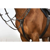 Rambo Micklem Chest Buckle with a Martingale Black