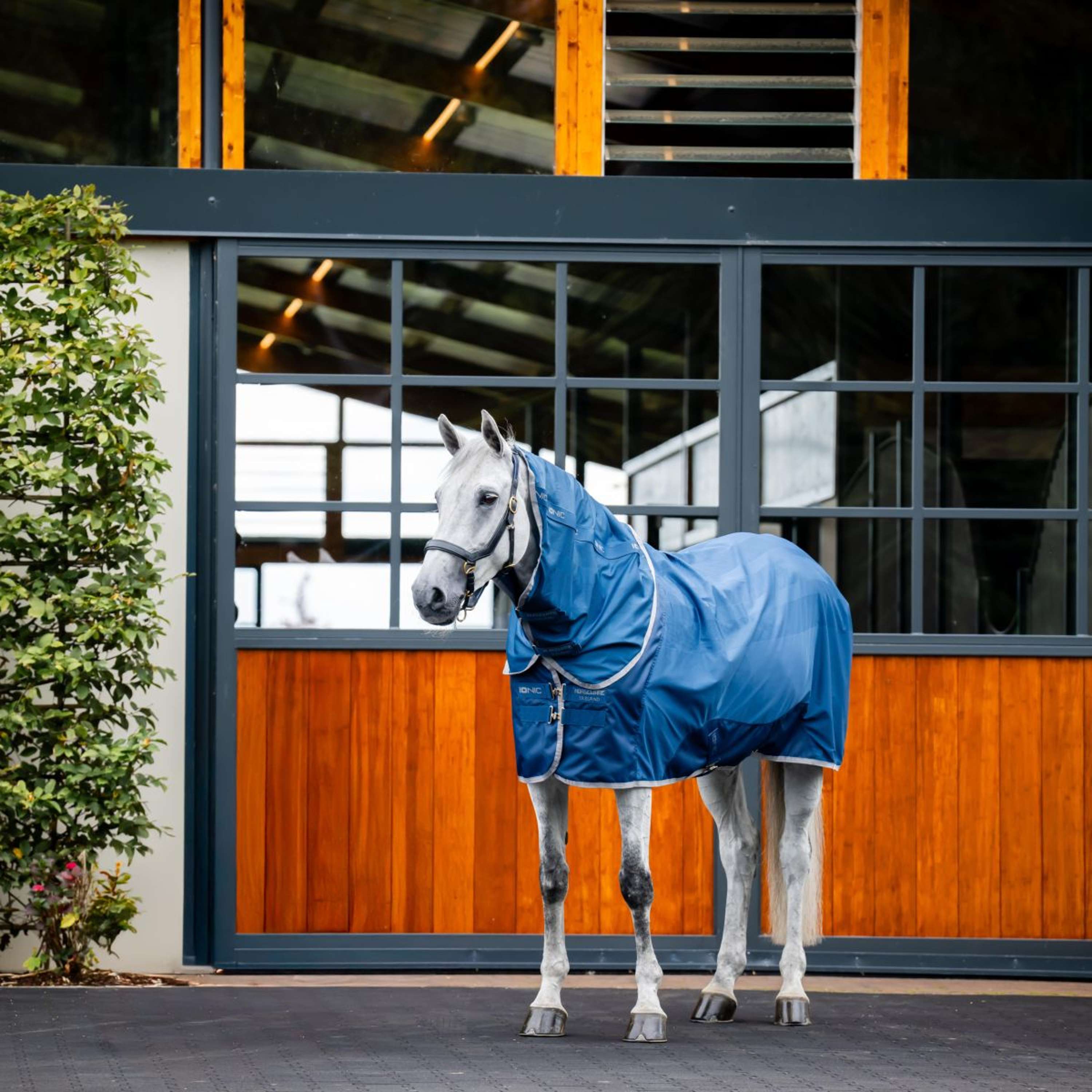 Horseware Neck Cover Therapy Mesh Cooler Imperial Blue/Silver/Navy