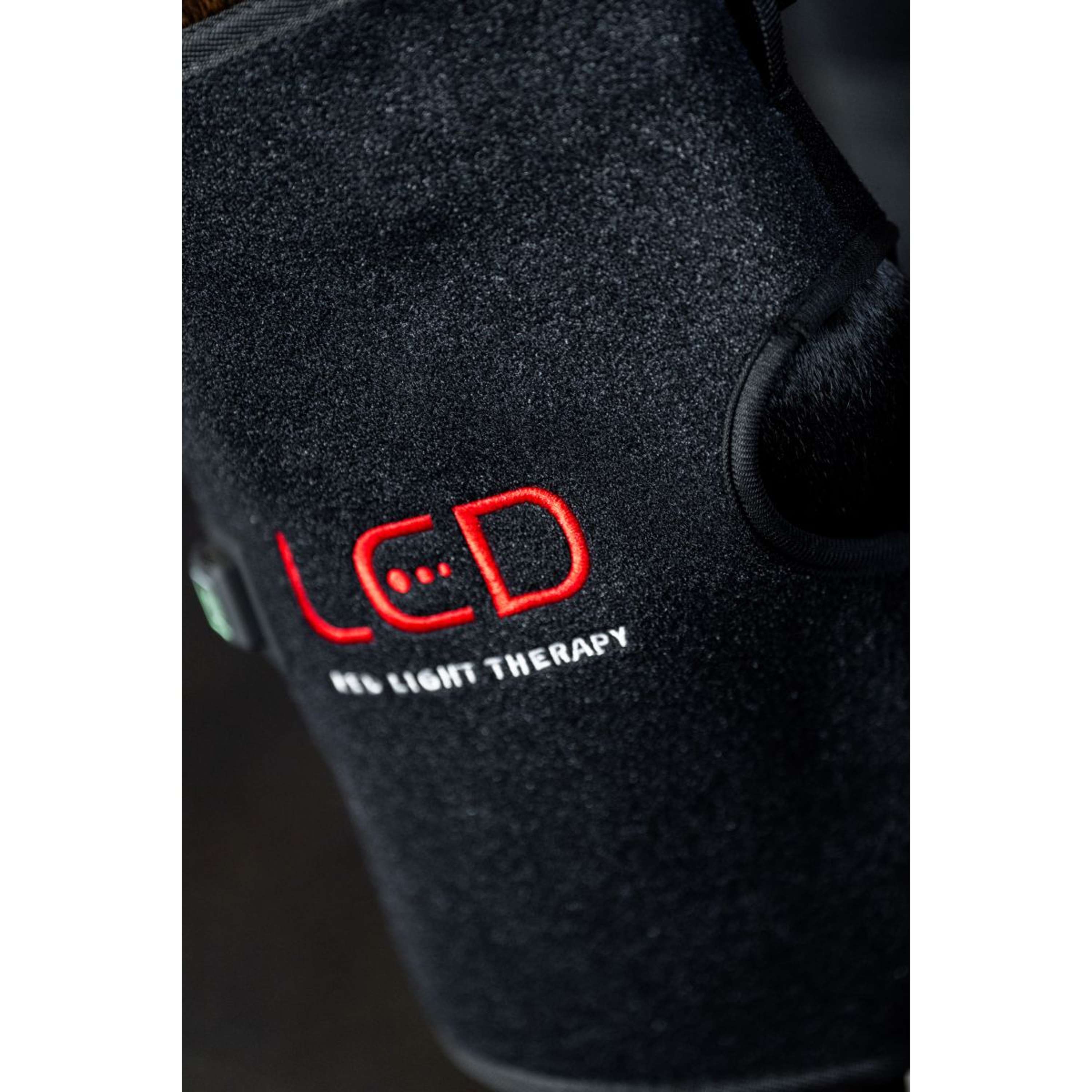 Horseware Hock Boots LED Red Light Therapy Pair Black/Black