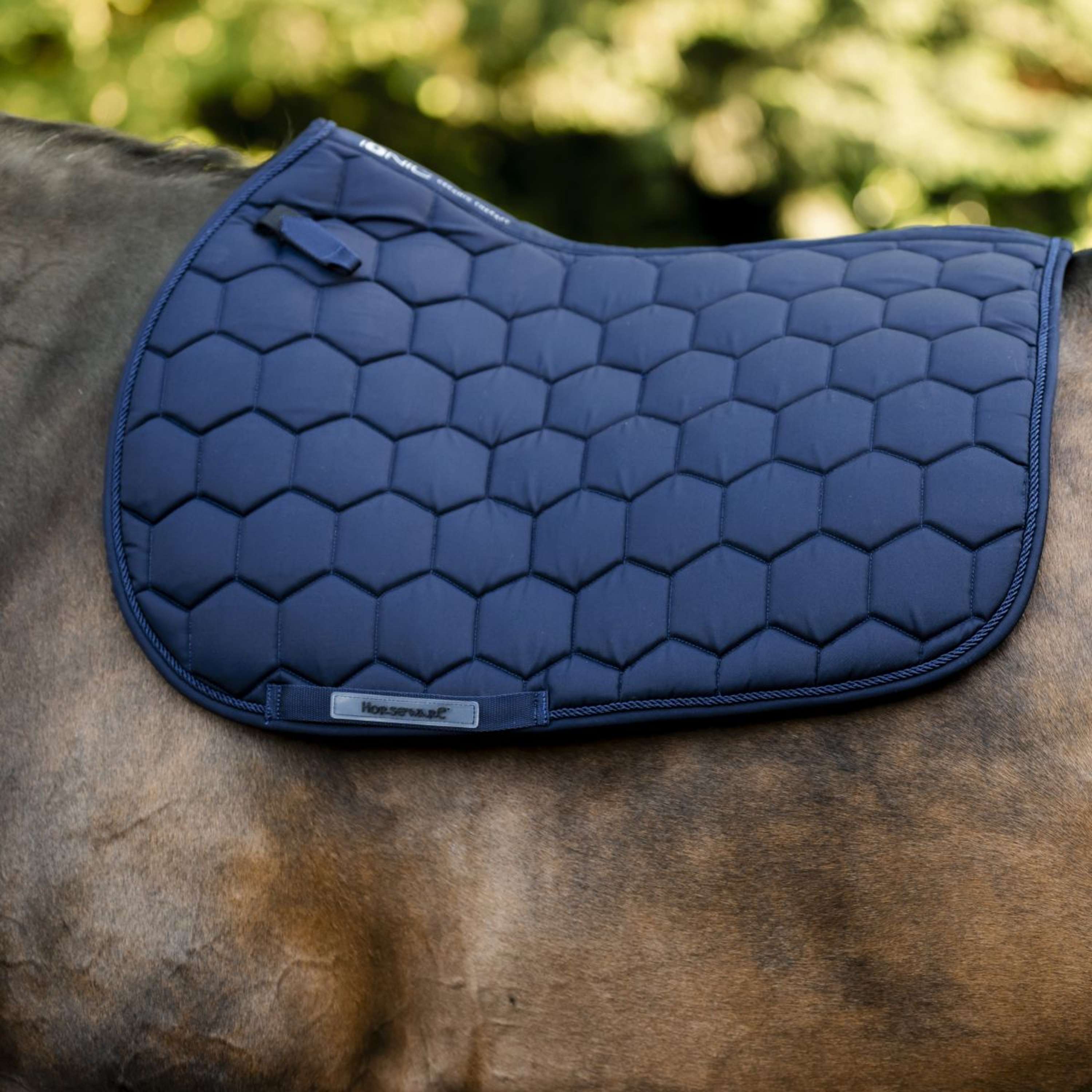 Horseware Saddlepad Ionic Close Contact Navy