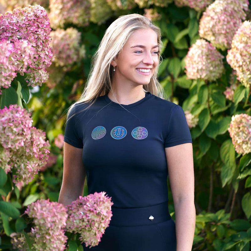 Imperial Riding T-Shirt IRHHolographics Black