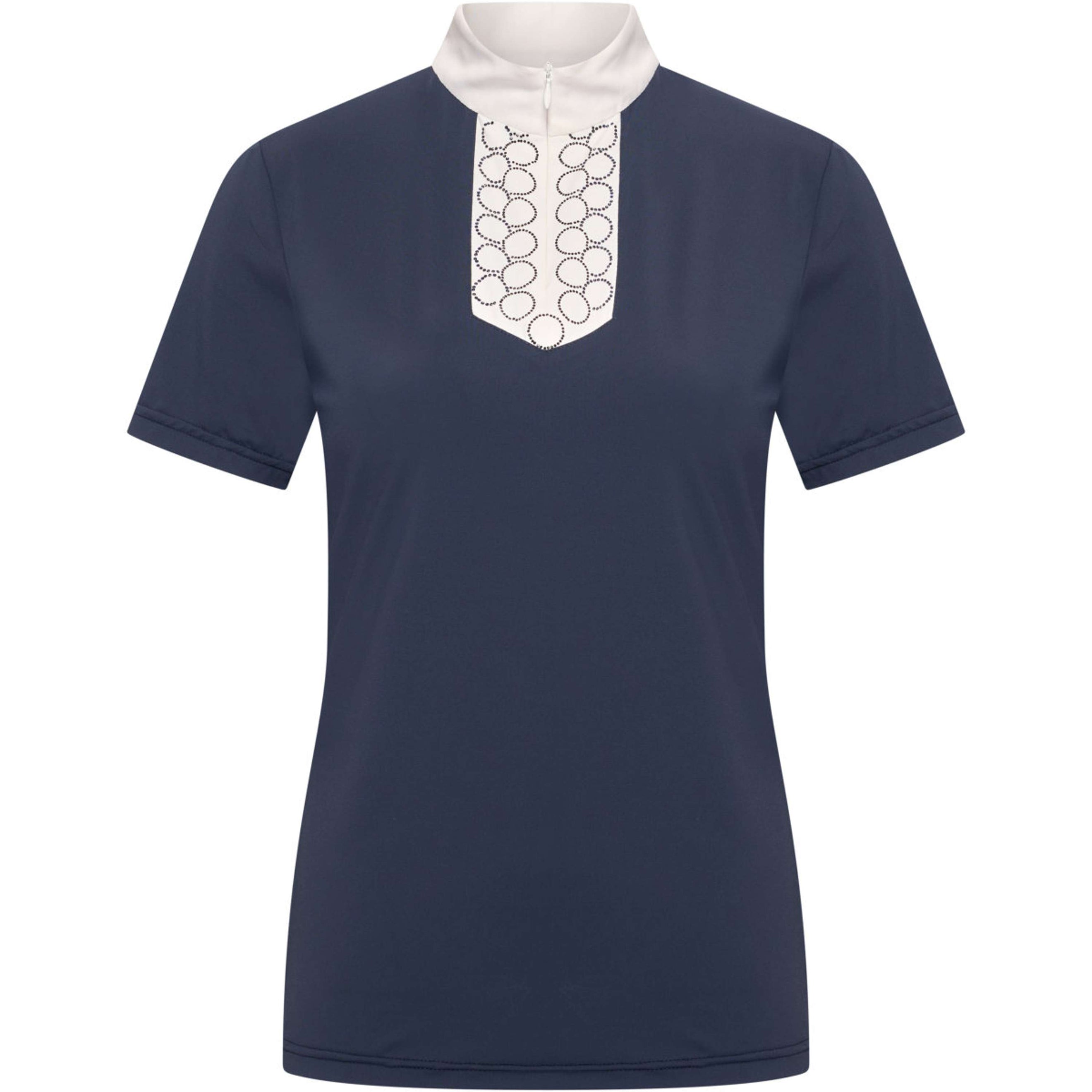 Imperial Riding Competition Shirt IRHShine Navy