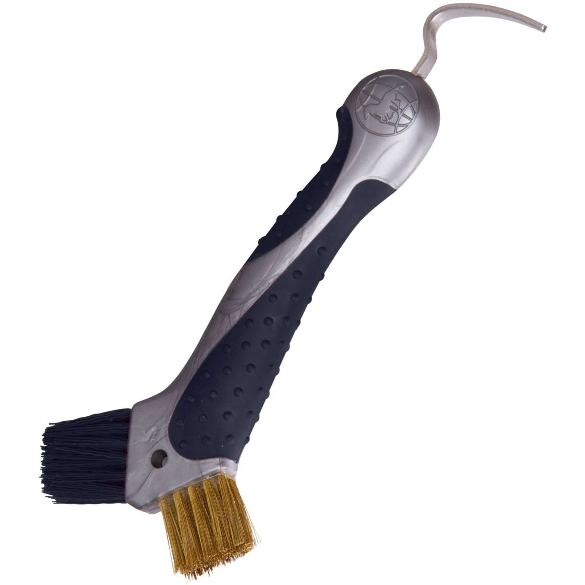 Imperial Riding Hoof Pick Scraper with Brush Navy