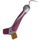 Imperial Riding Hoof Pick Scraper with Brush Plum