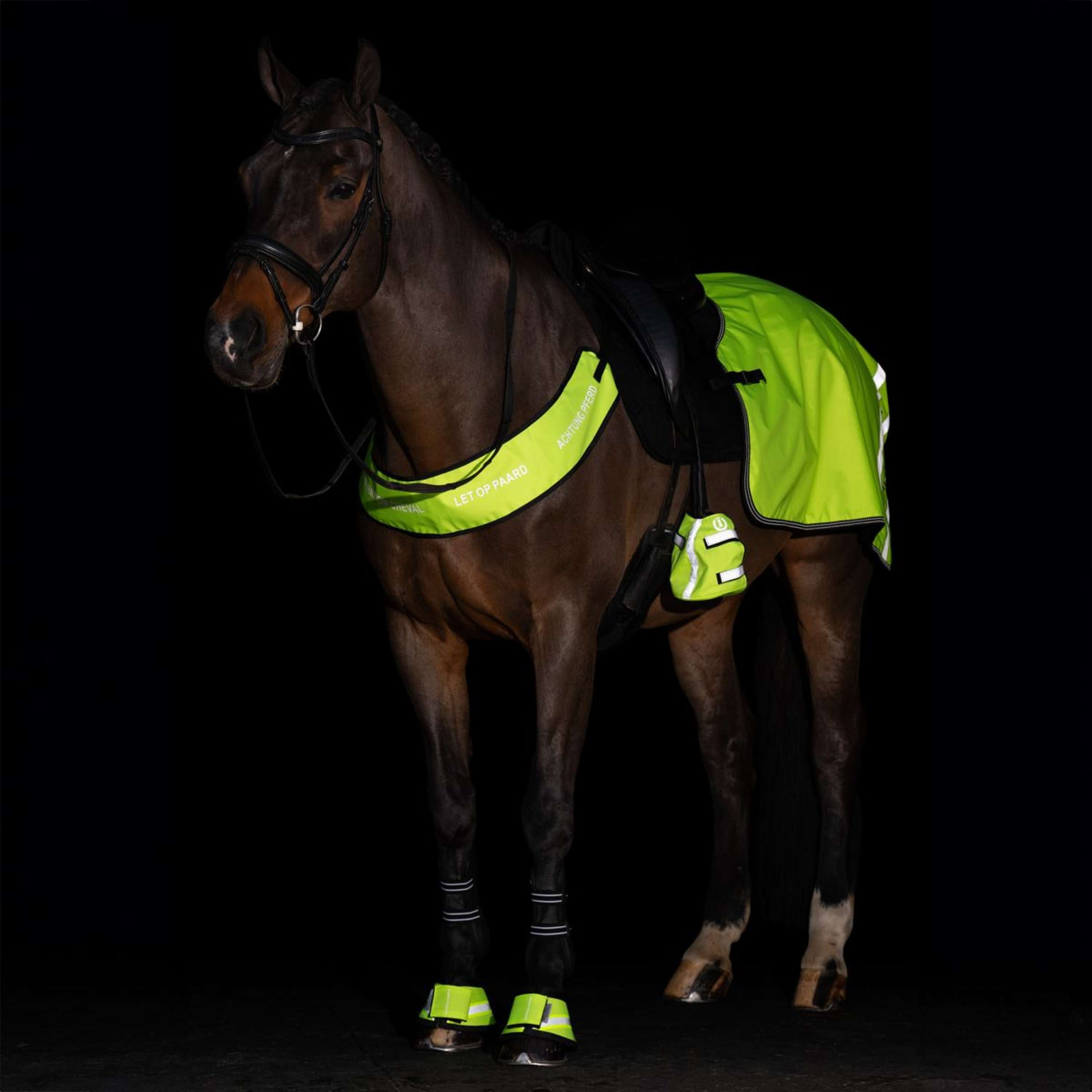 Imperial Riding Bell Boots IRHReflective Yellow