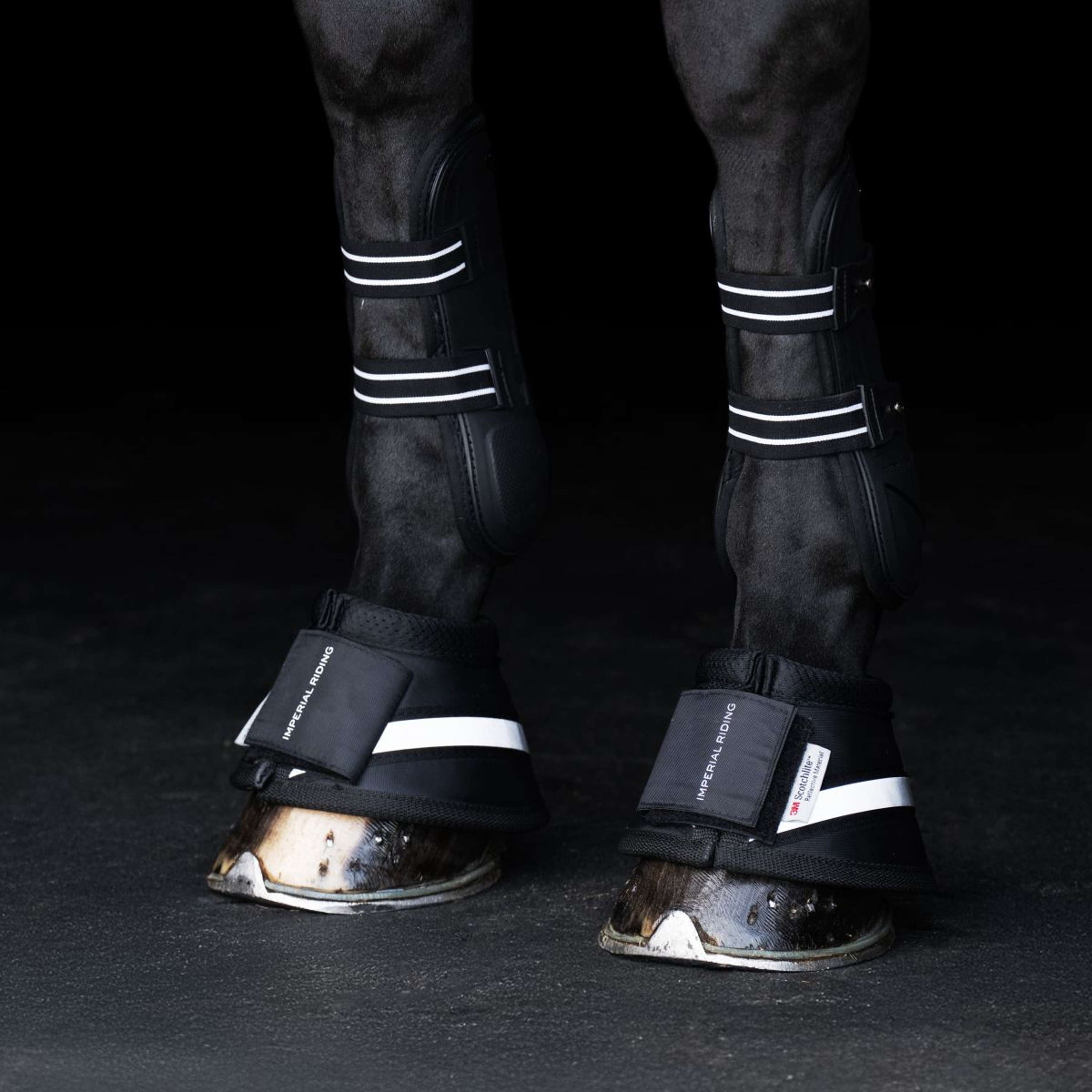 Imperial Riding Bell Boots IRHReflective Black