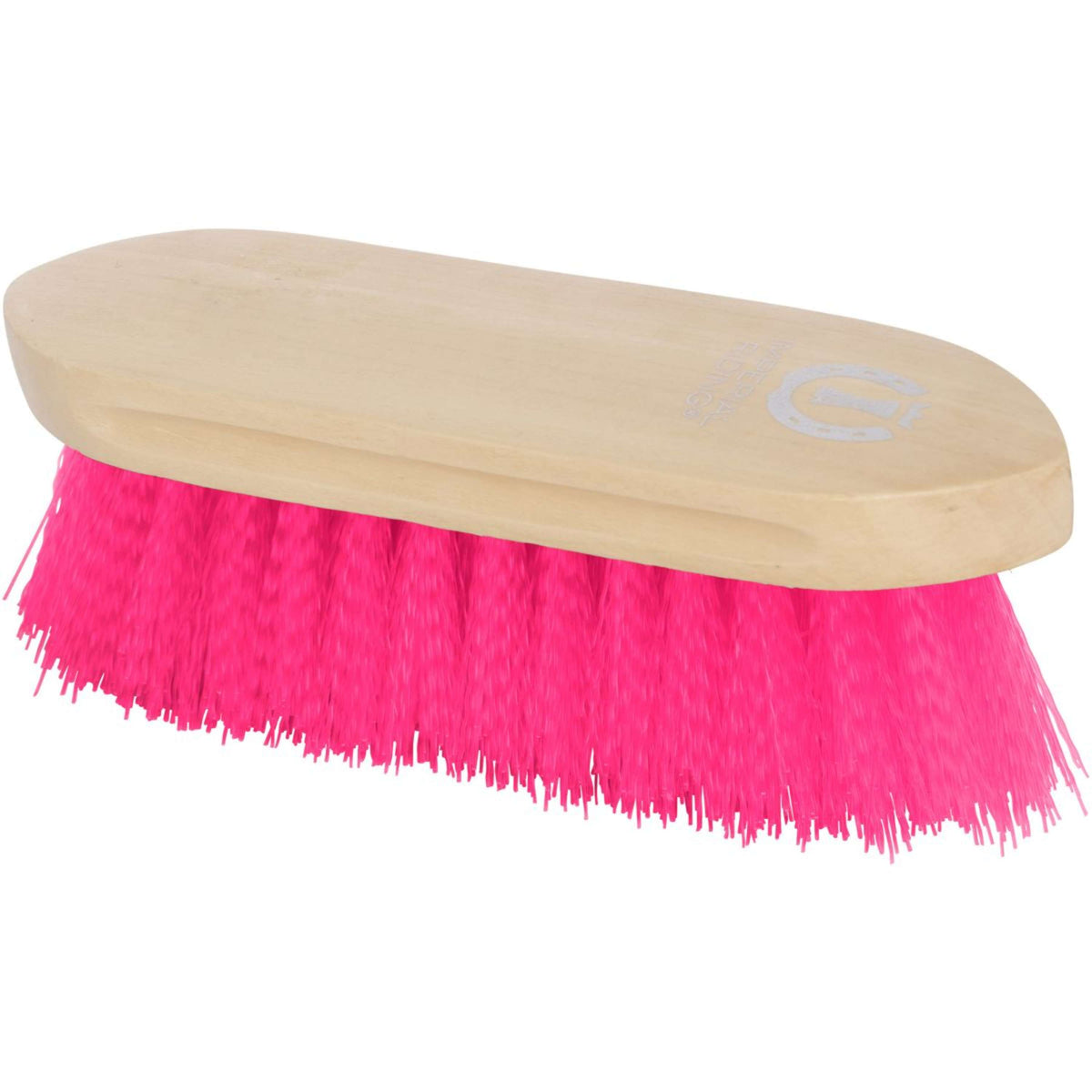 Imperial Riding Brush Hard Wooden Back Neon Pink