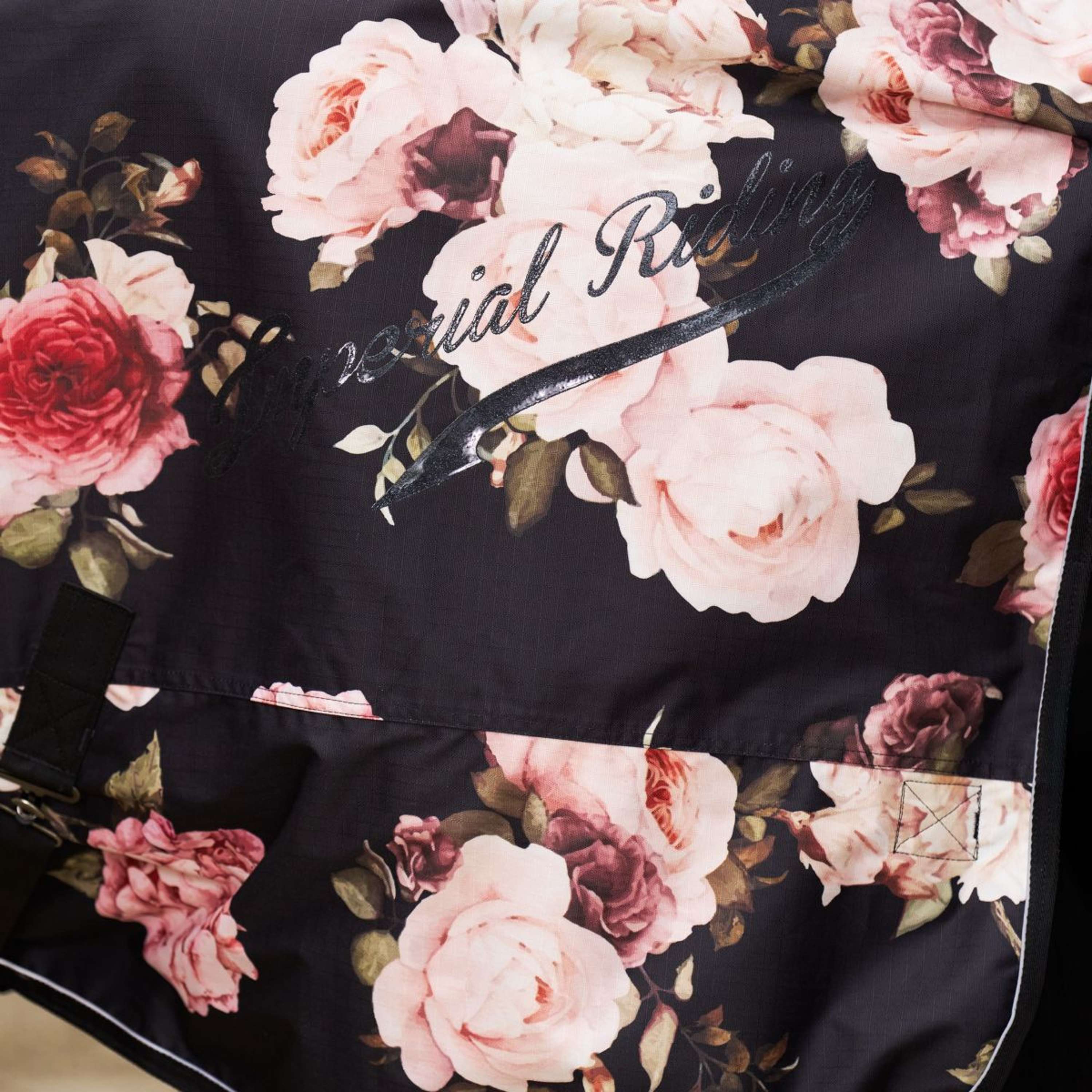 Imperial Riding Outdoor Rug IRHSuper-Dry 100gr Flower Print