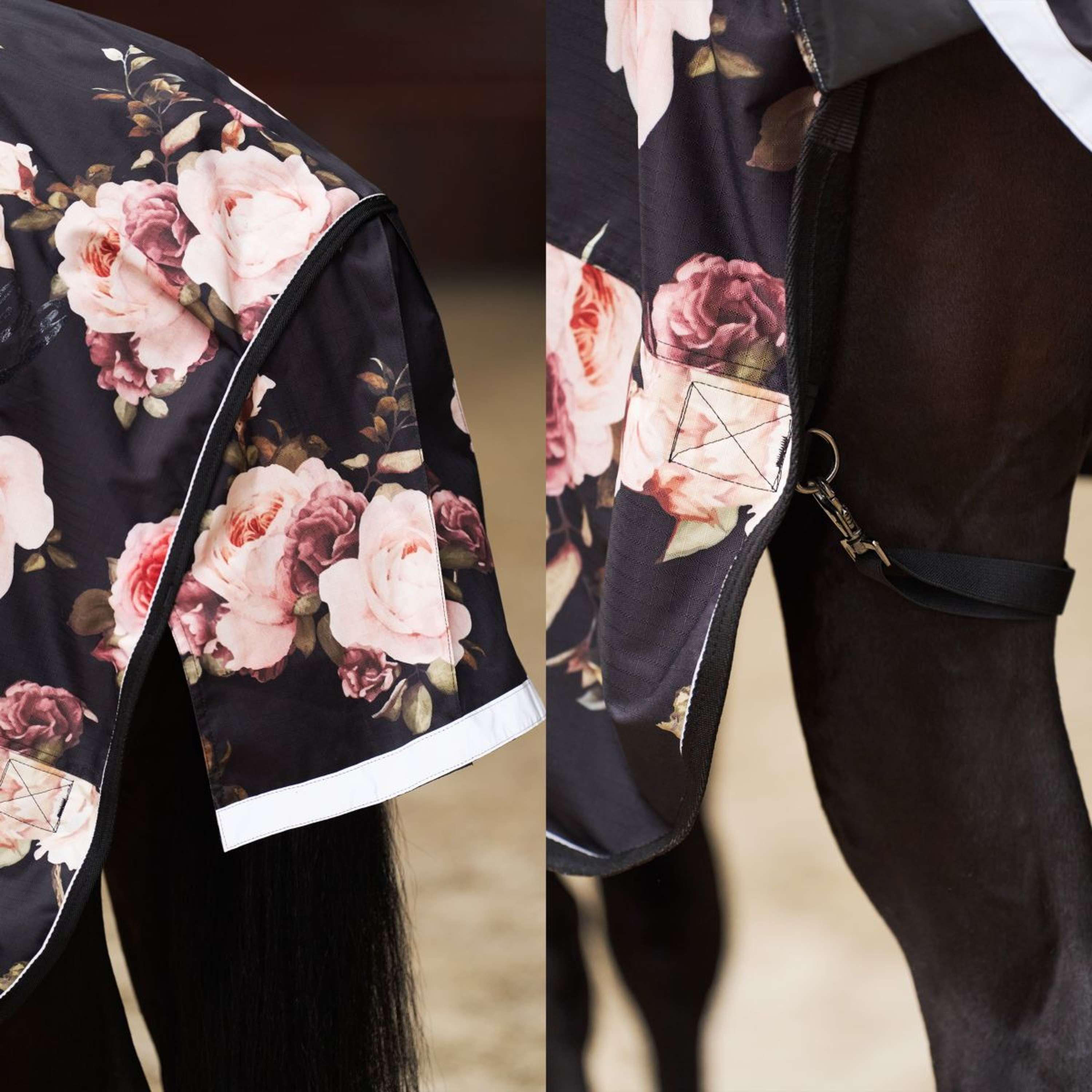 Imperial Riding Outdoor Rug IRHSuper-Dry 100gr Flower Print